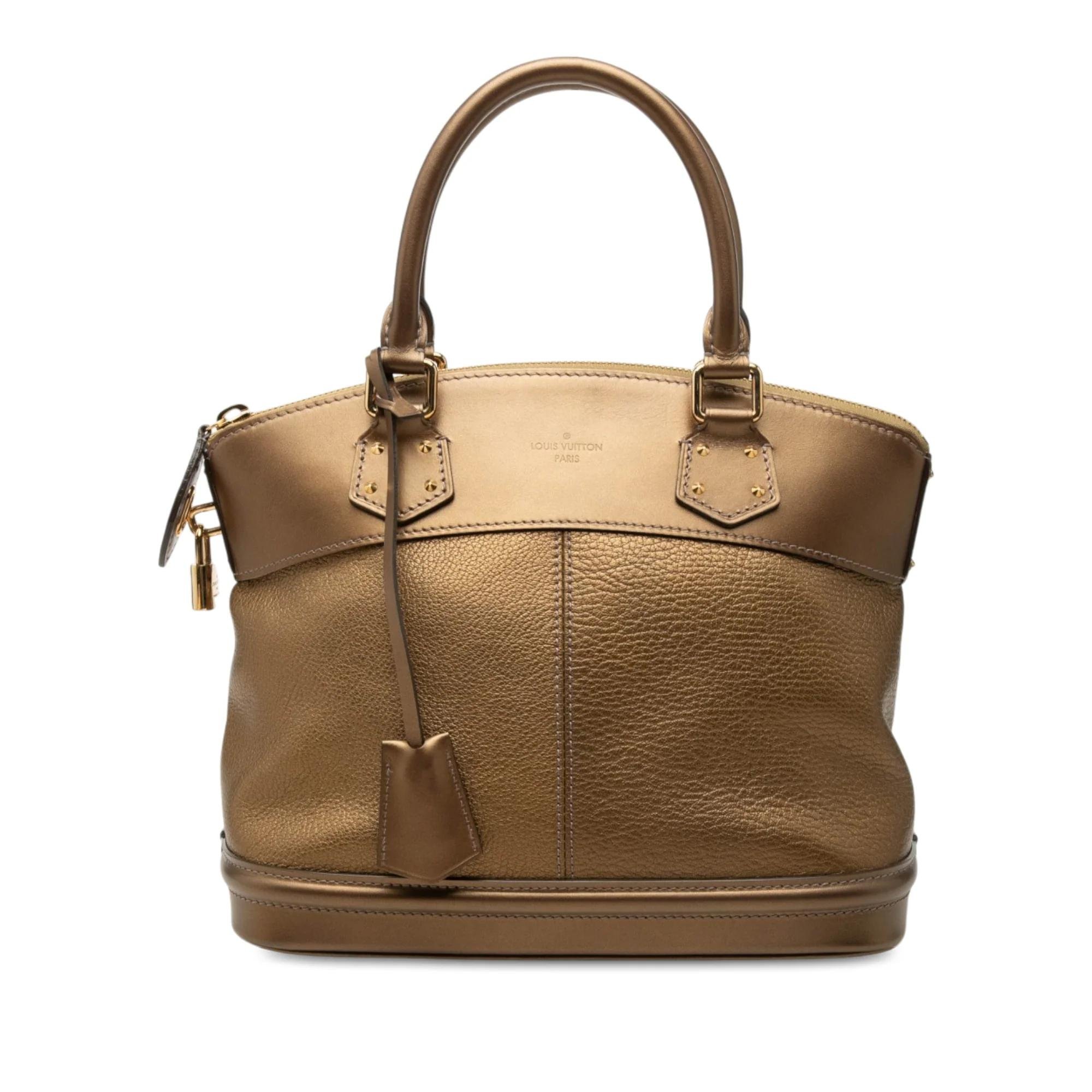 Lockit leather handbag