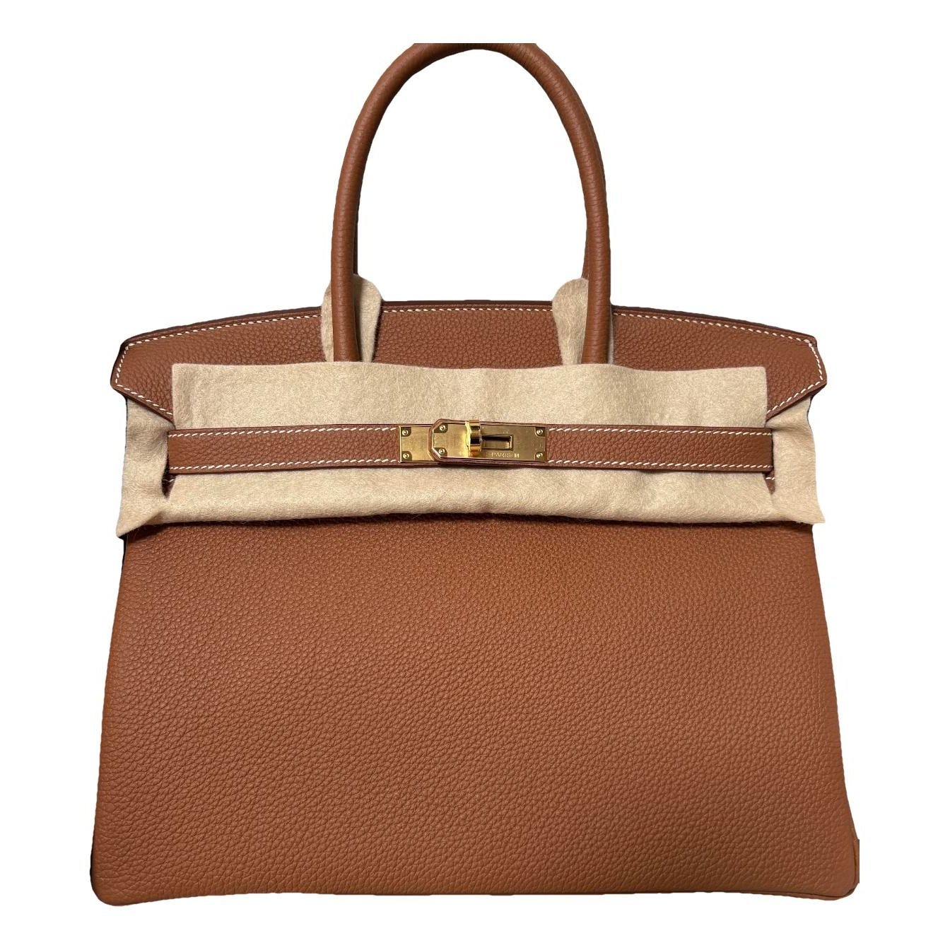 Birkin 30 leather handbag