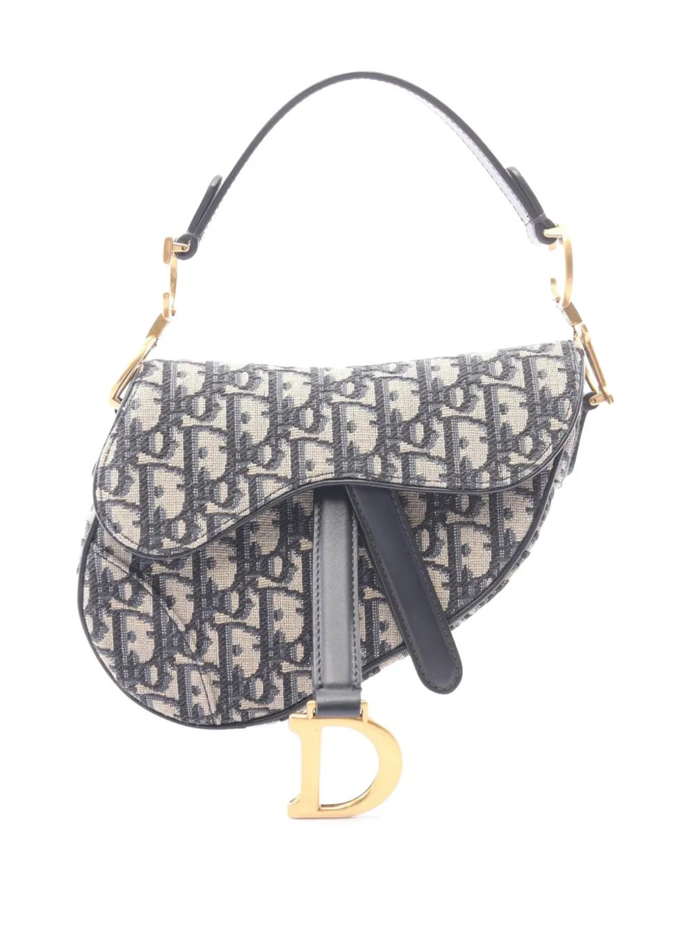 2000-2026 Mini Oblique Canvas Saddle Bag satchel