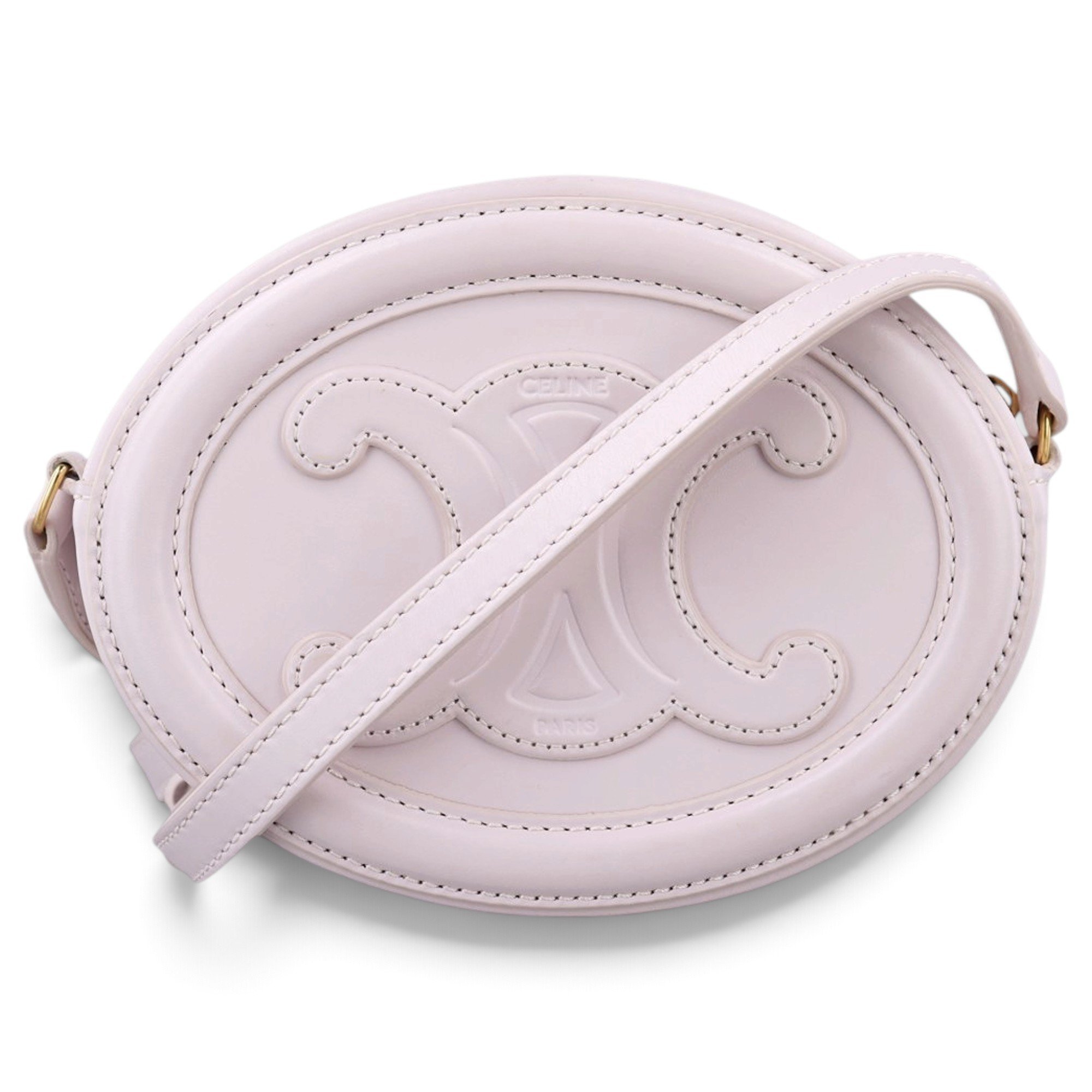 Triomphe leather crossbody bag