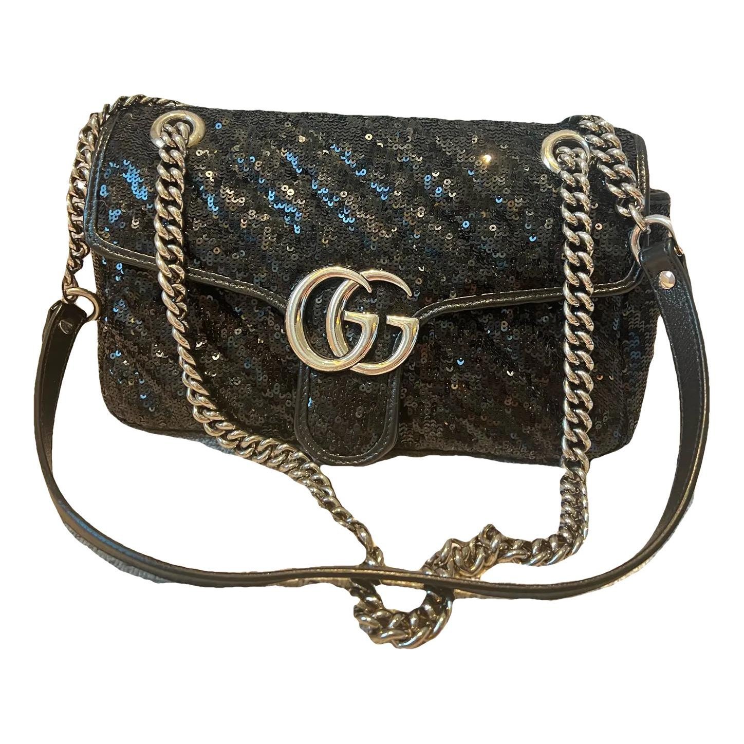 GG Marmont Flap leather handbag