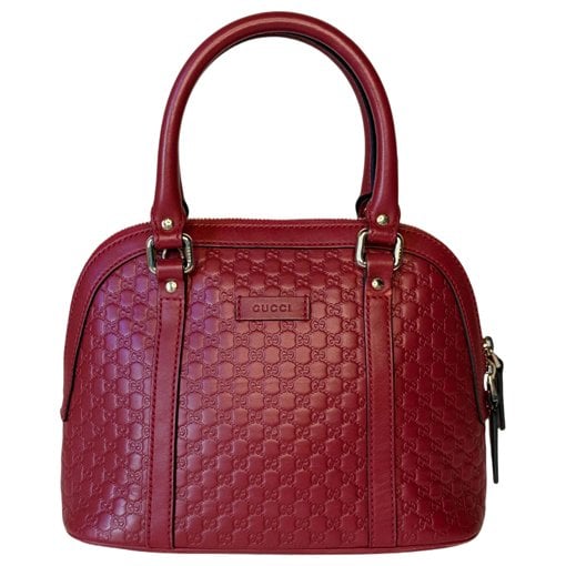 Dôme leather handbag