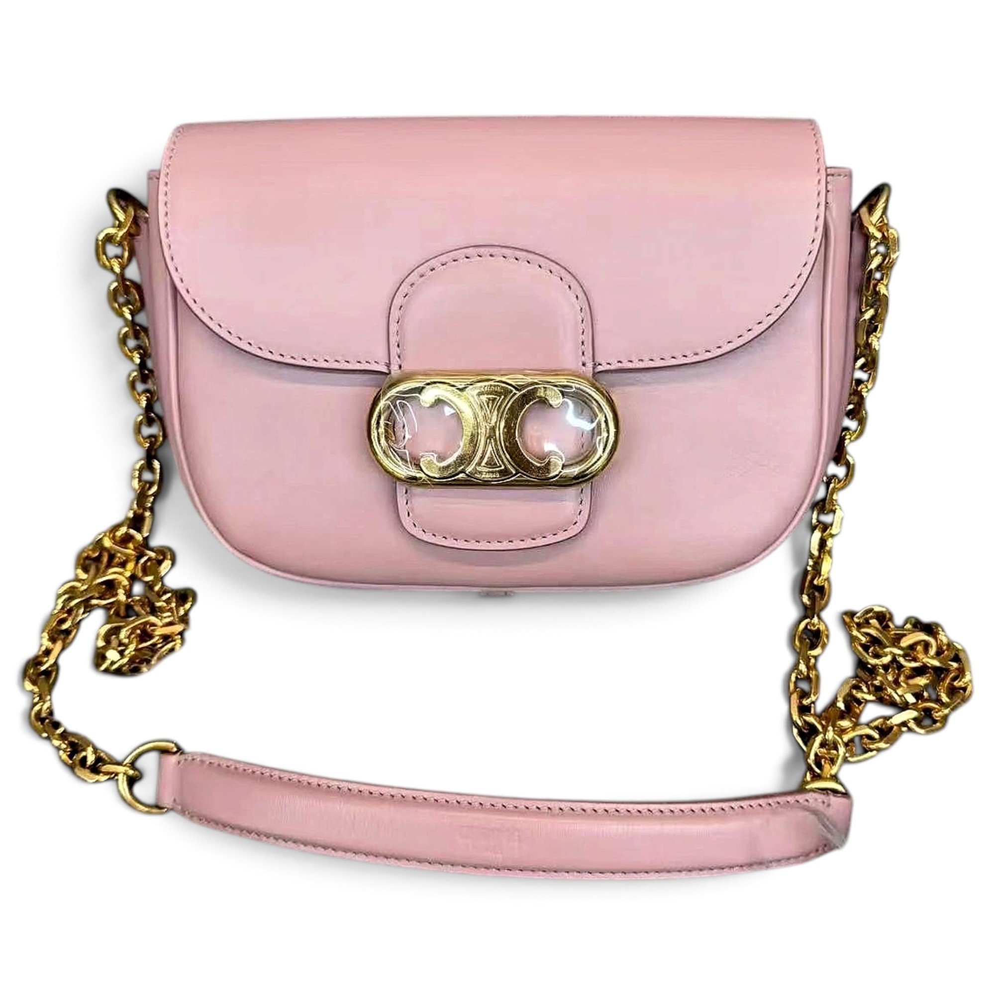 Triomphe leather crossbody bag