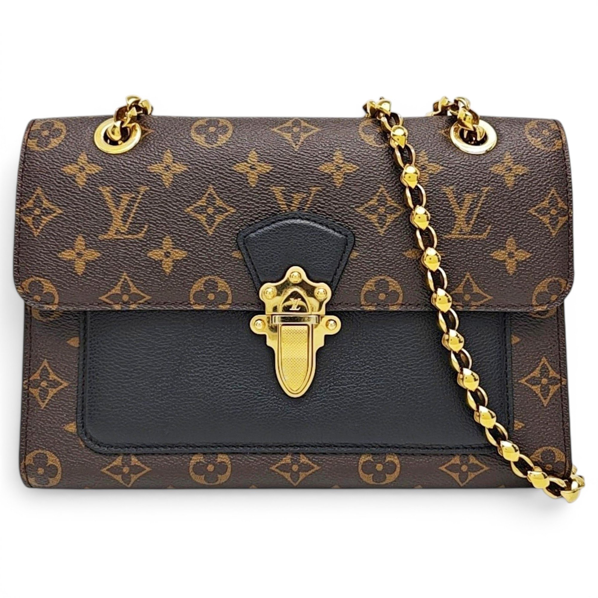 Louis Vuitton Victoire leather handbag