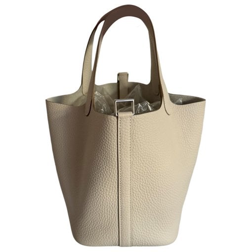 Picotin leather handbag