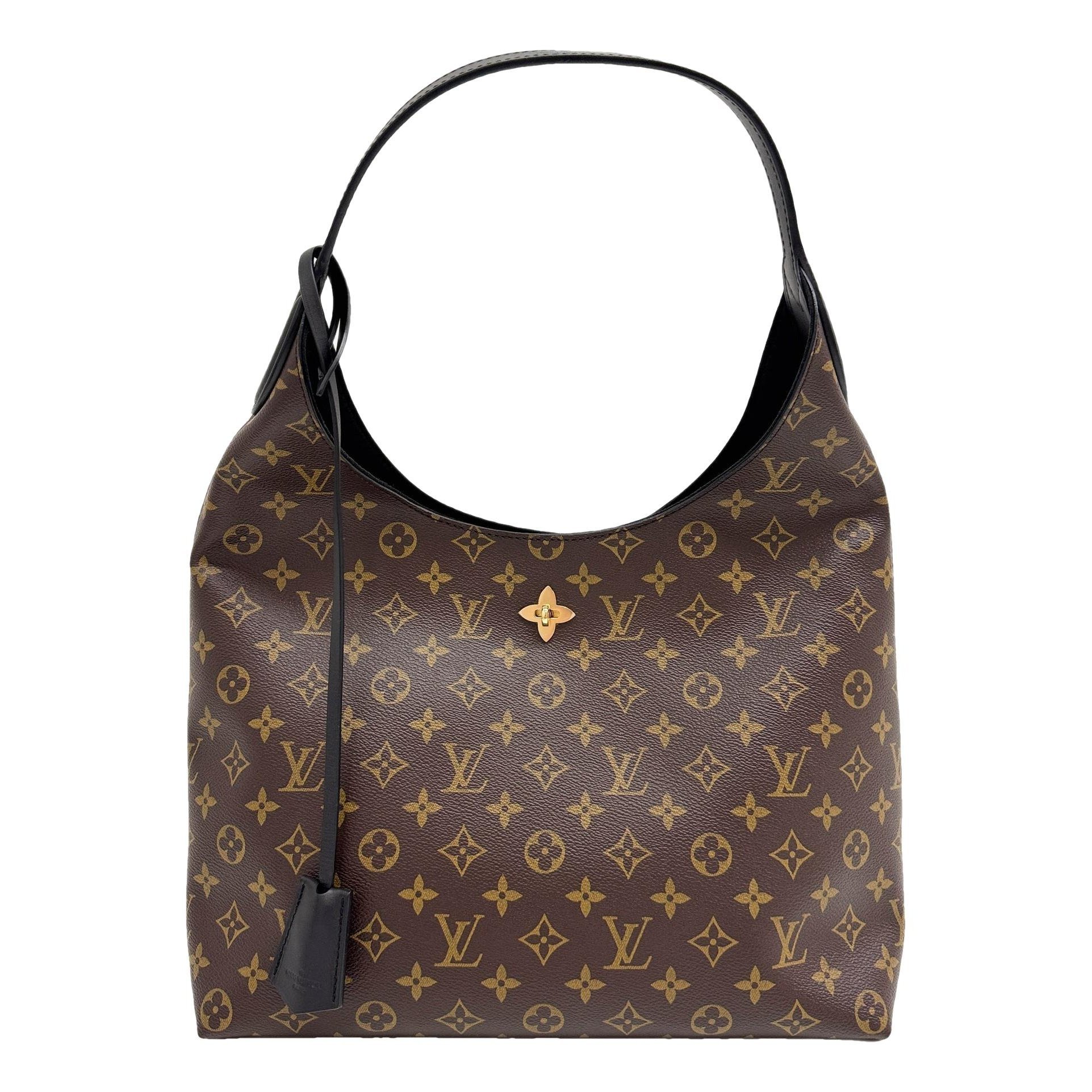 Flower Hobo cloth handbag