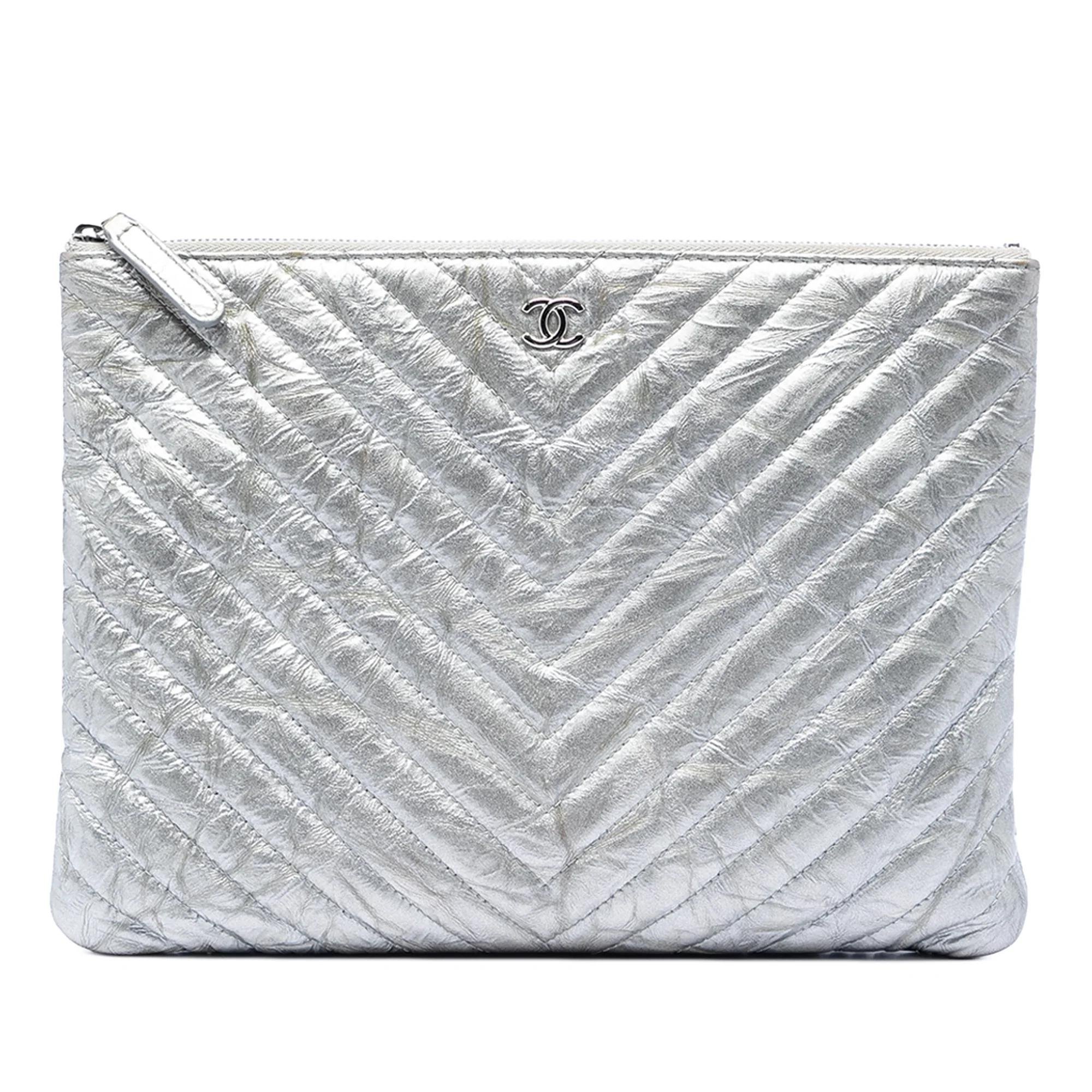 Pony-style calfskin clutch bag
