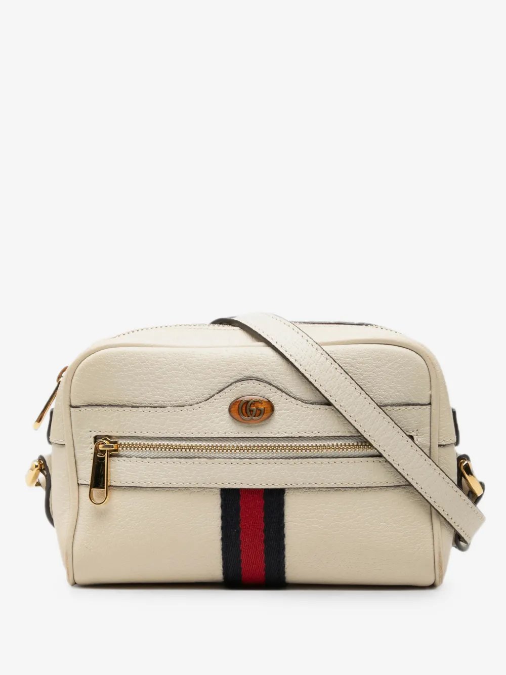 2016-2026 Mini Calfskin Web Ophidia crossbody bag