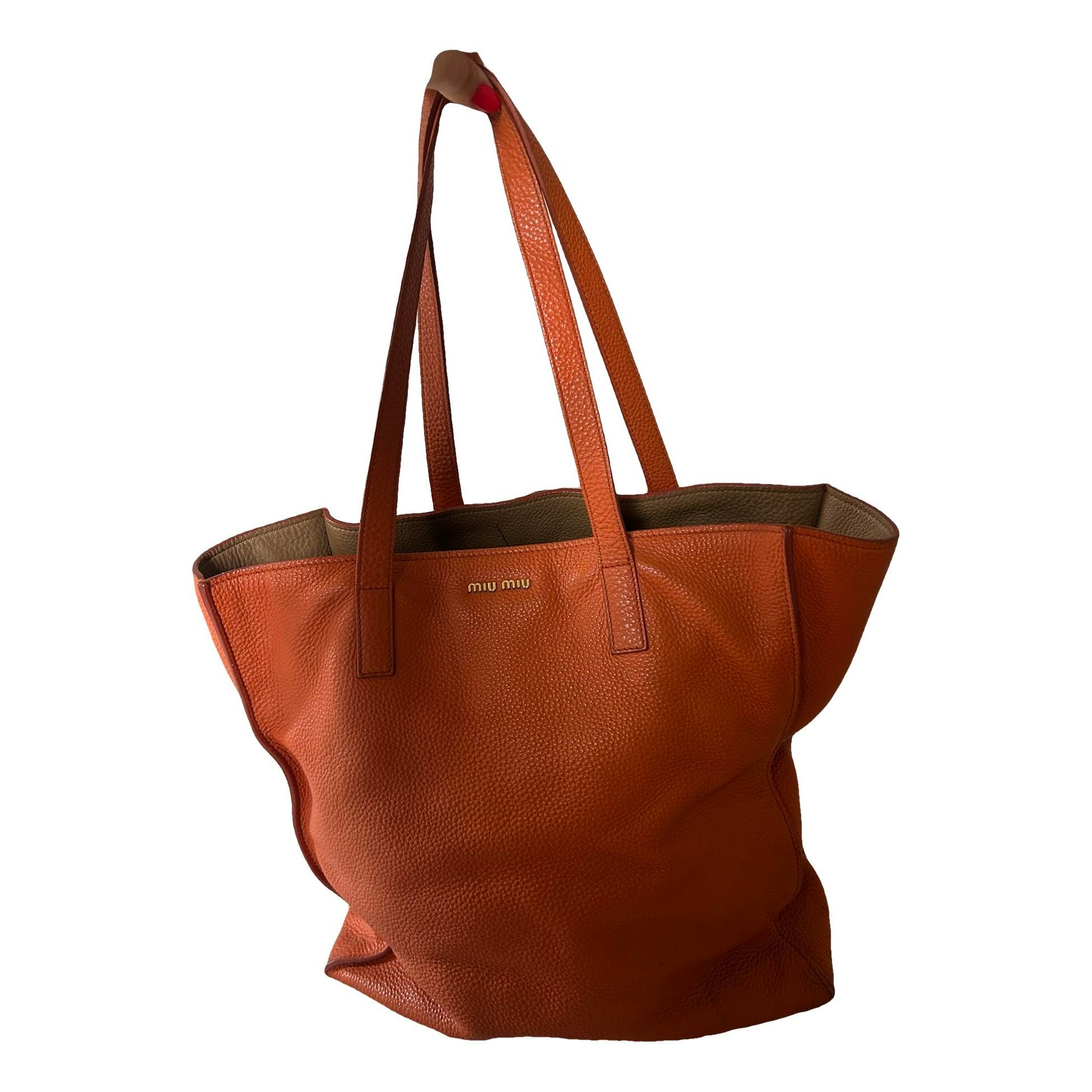 Leather handbag