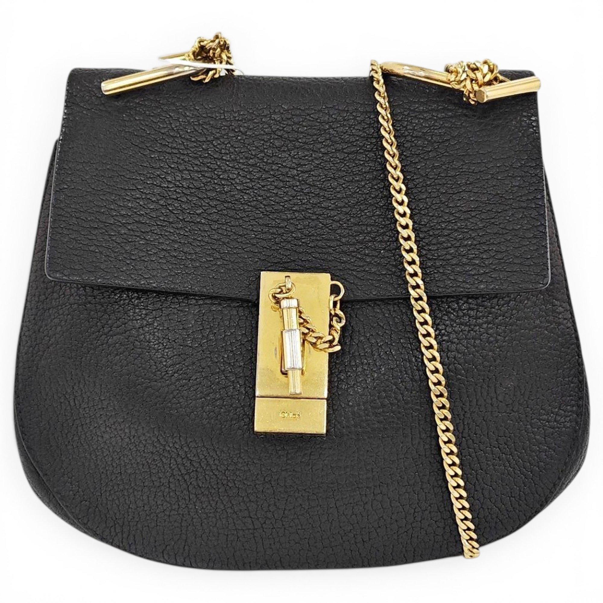 Drew leather crossbody bag