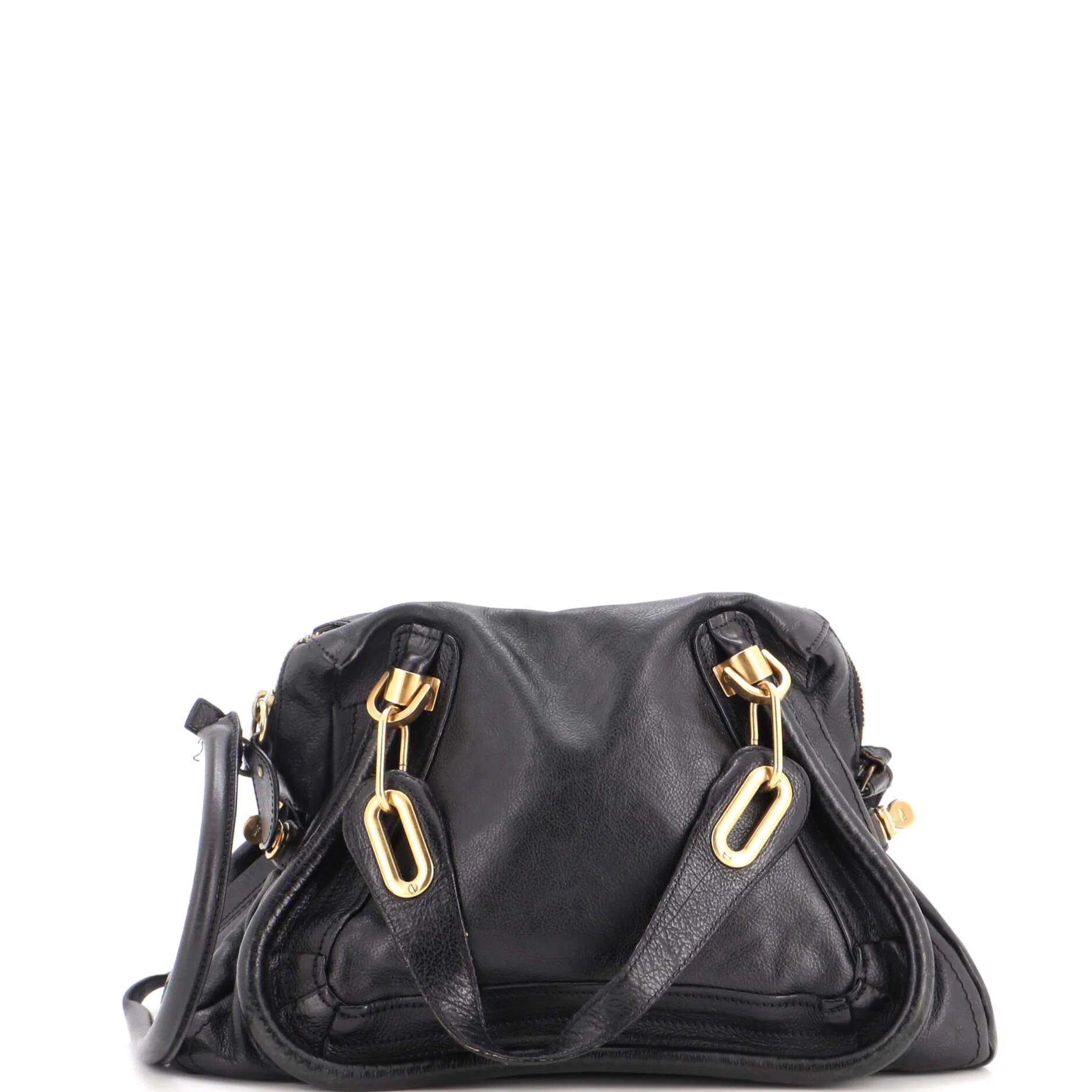 Leather satchel