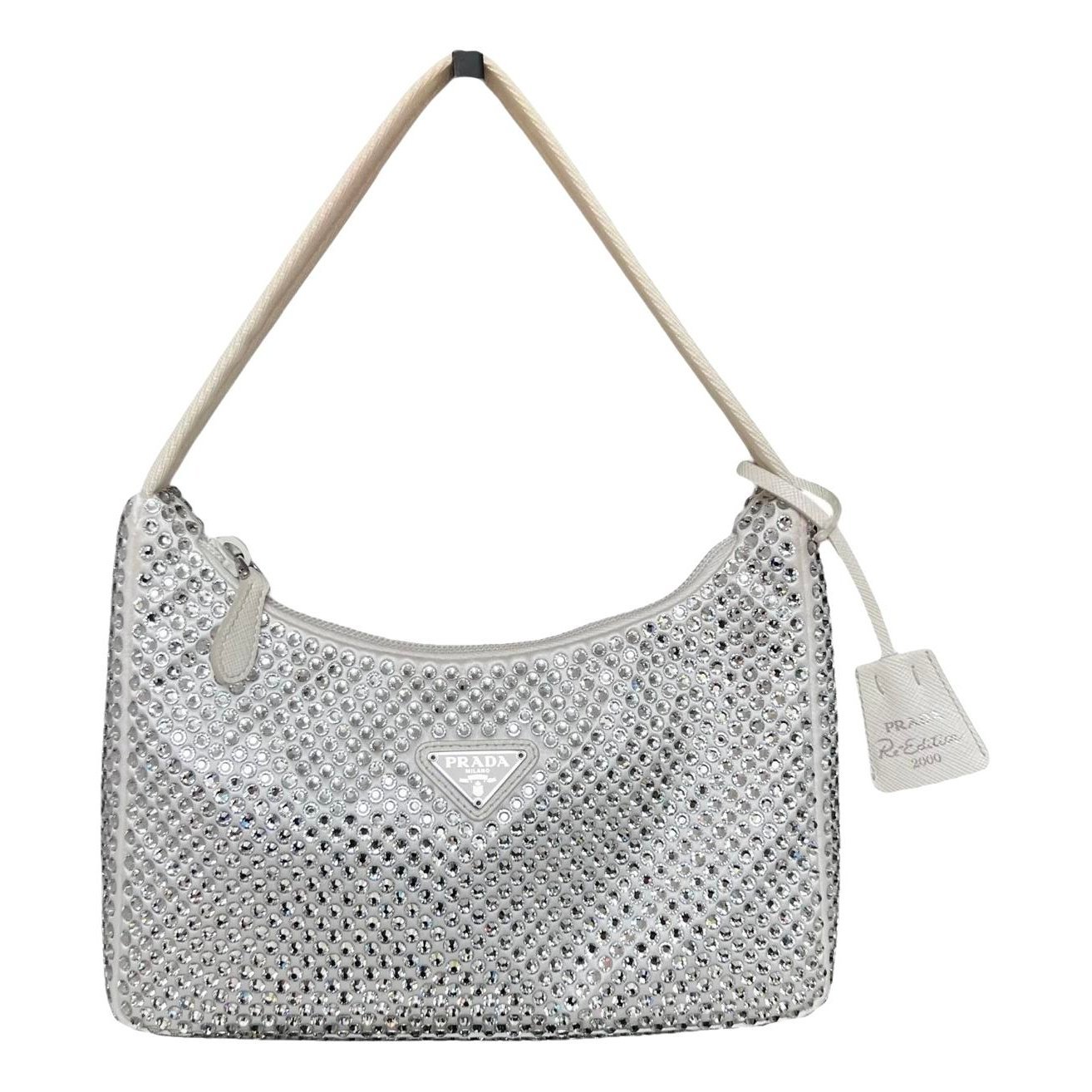 Re-edition silk clutch bag