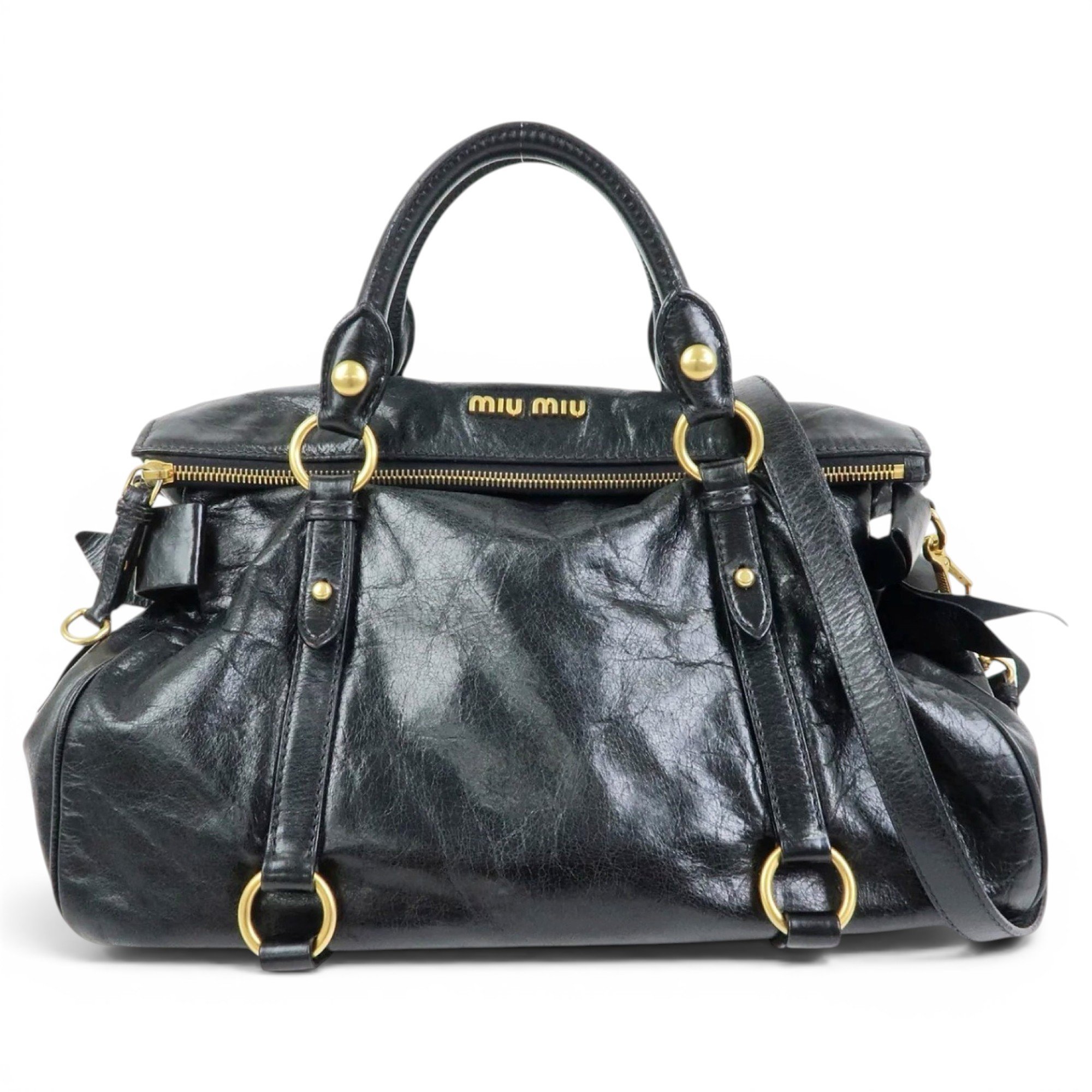 Vitello leather handbag