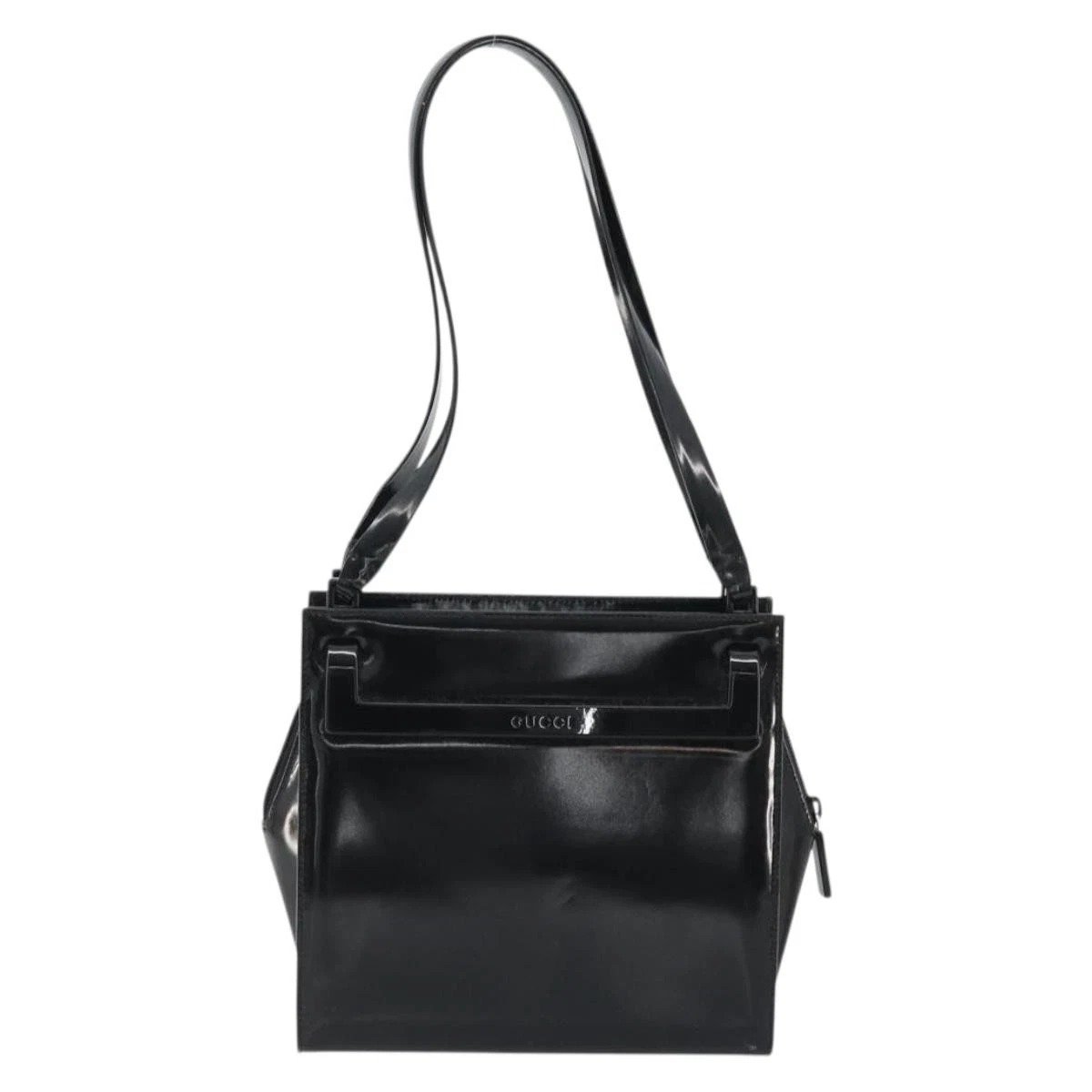 Patent leather tote