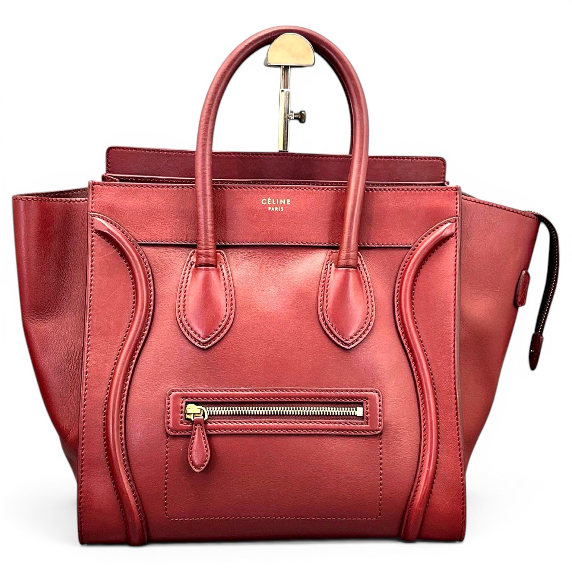 Luggage leather handbag