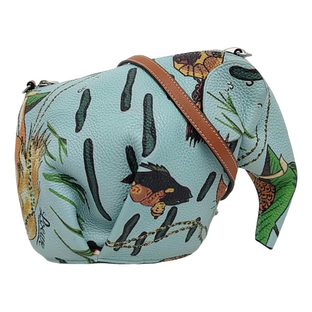 Animals leather handbag