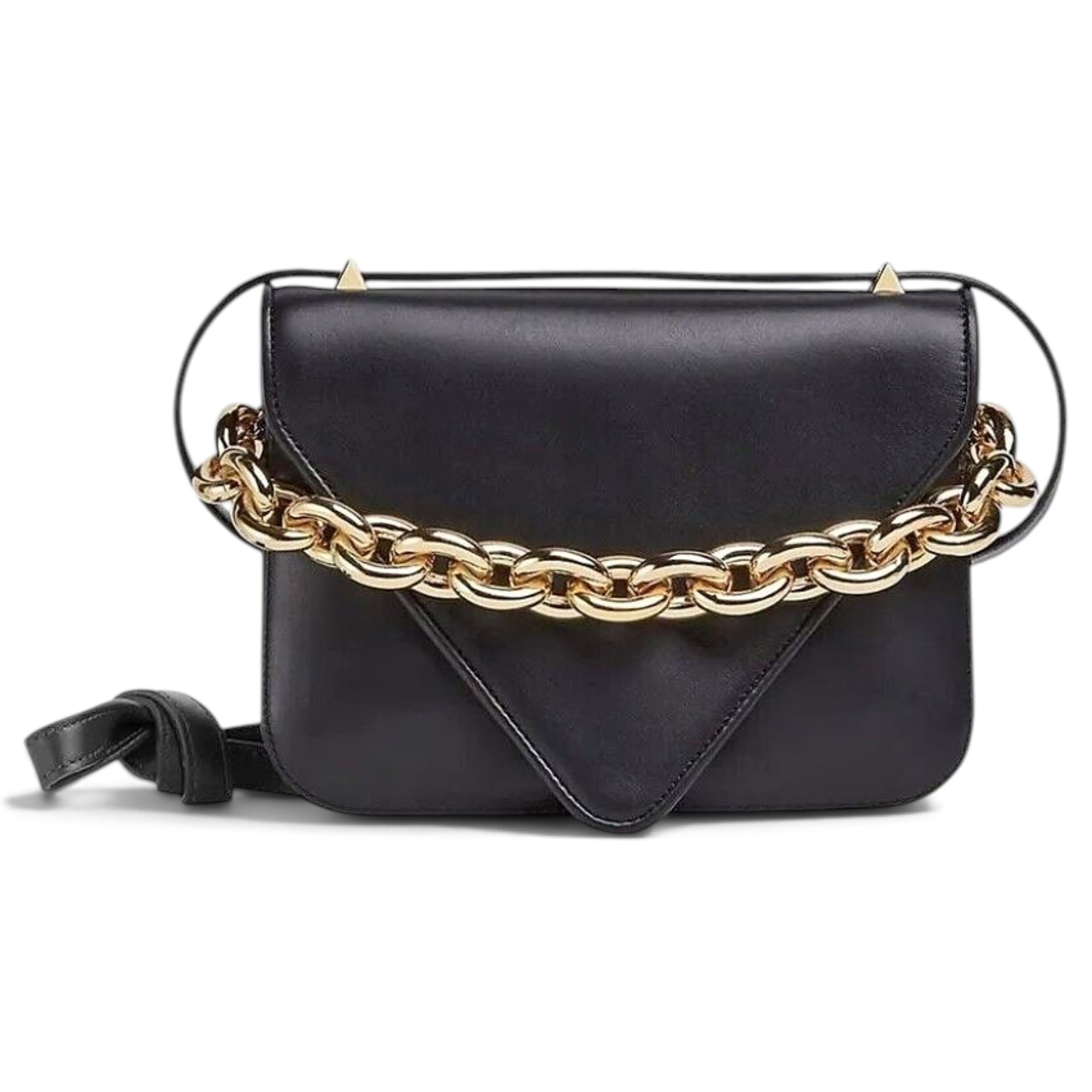 Mount leather crossbody bag