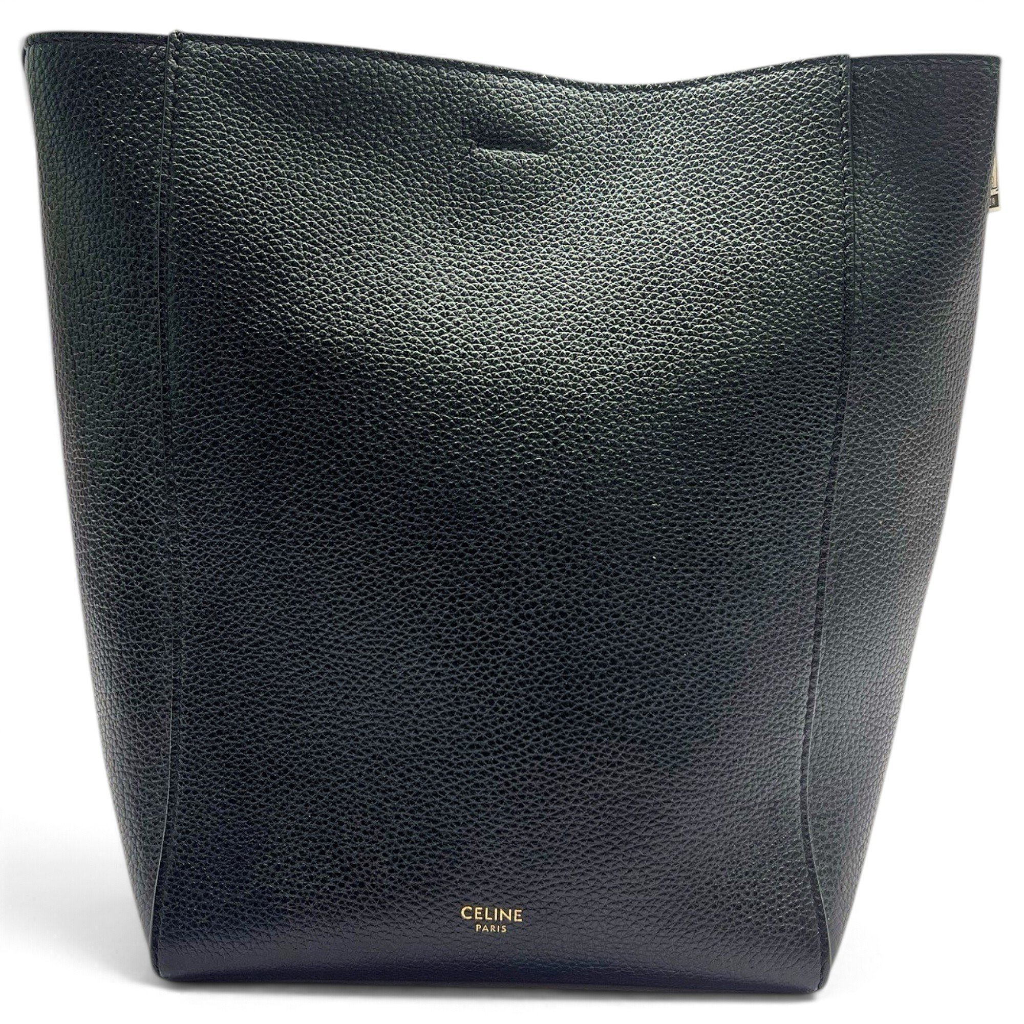 Seau Sangle leather handbag