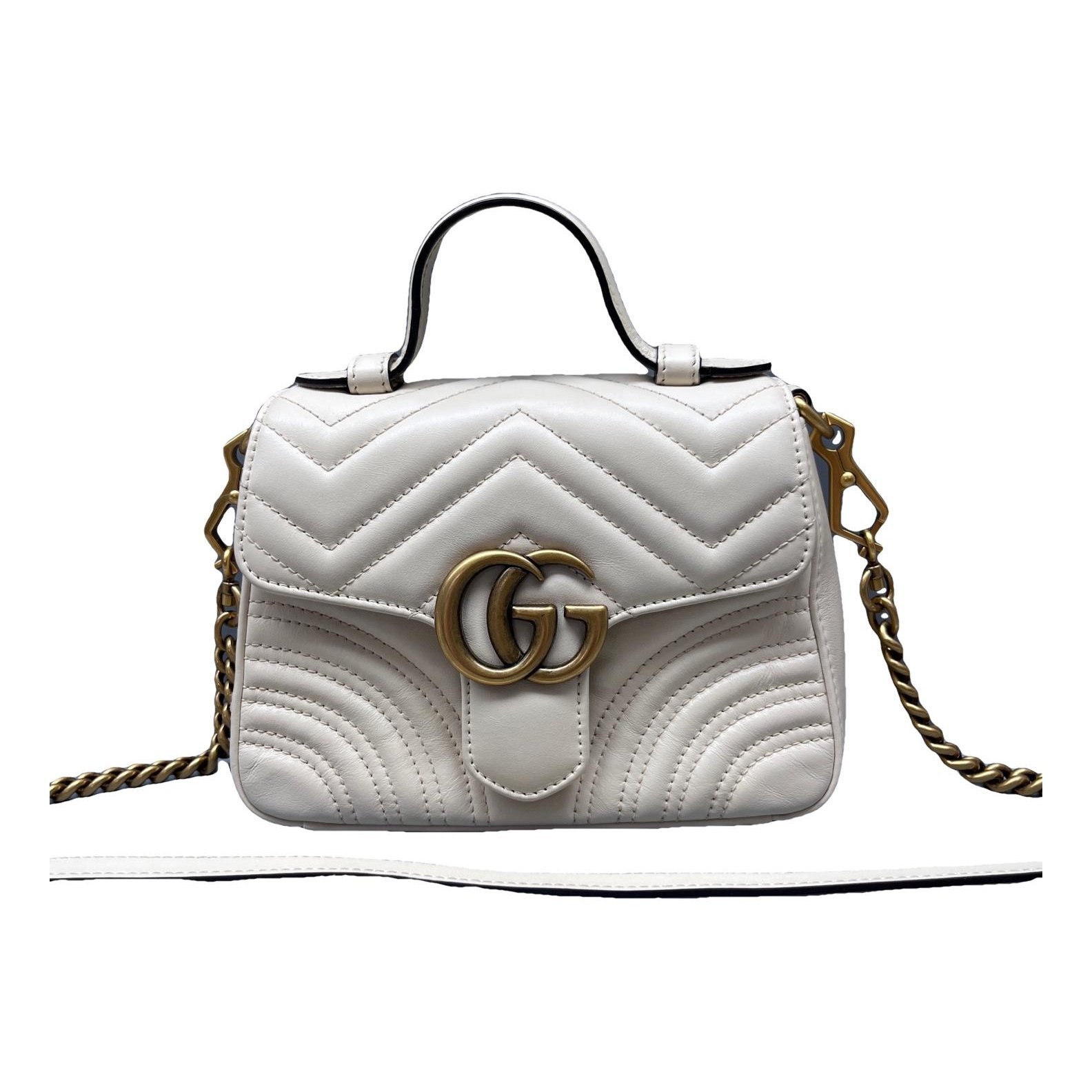 GG Marmont Flap leather handbag