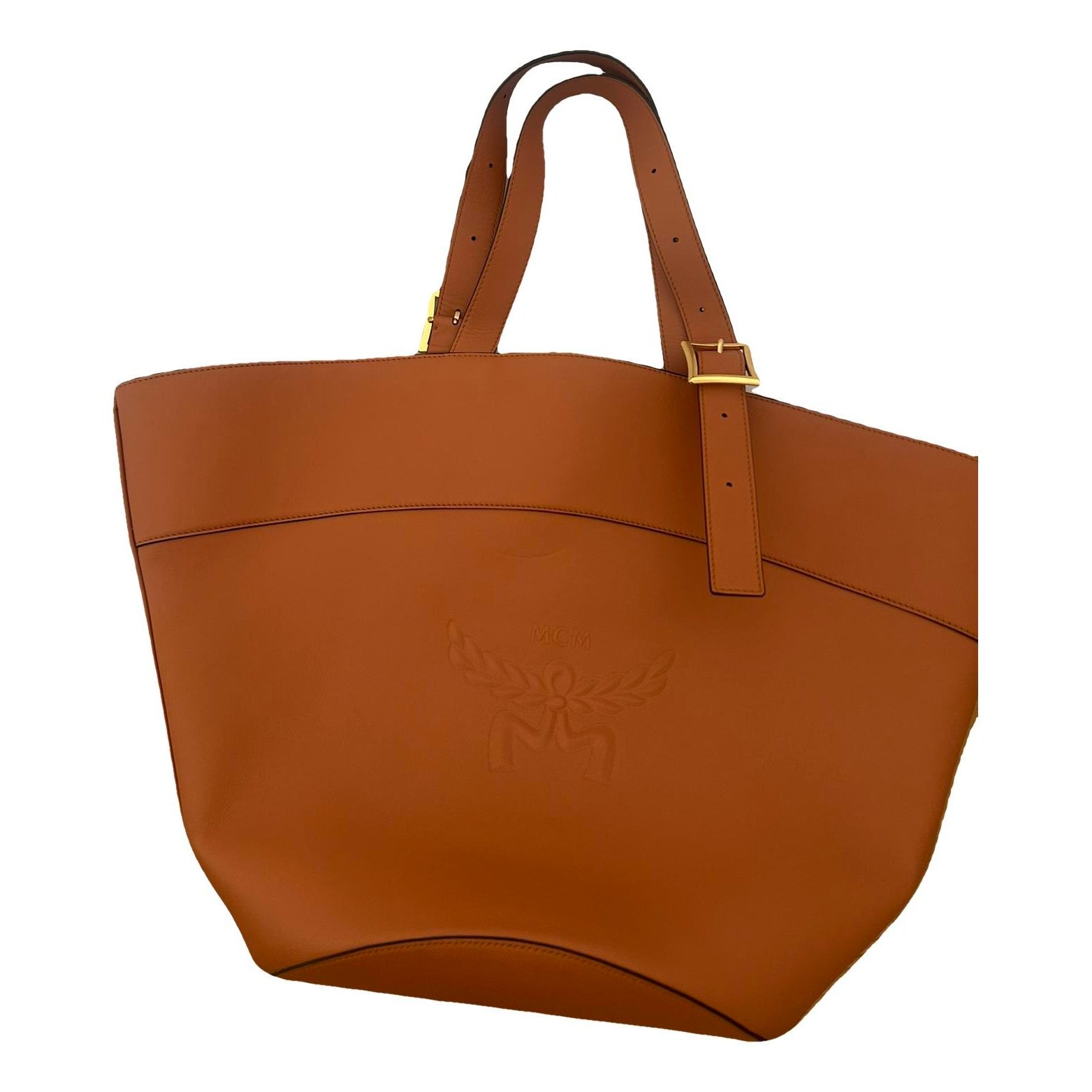 Leather tote