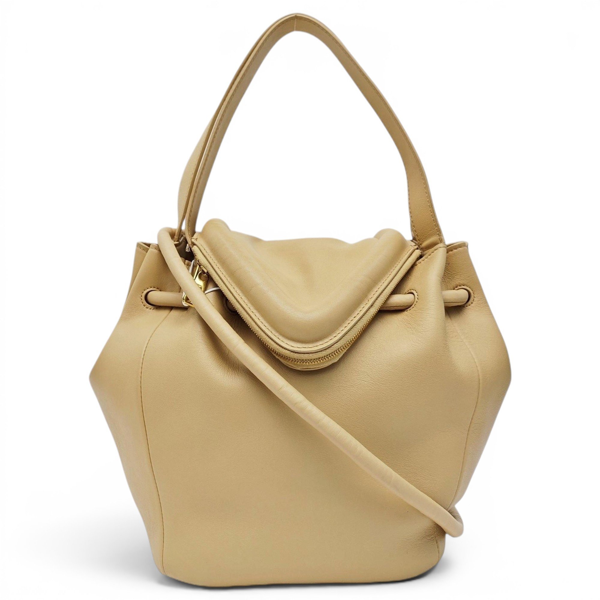 Beak leather handbag