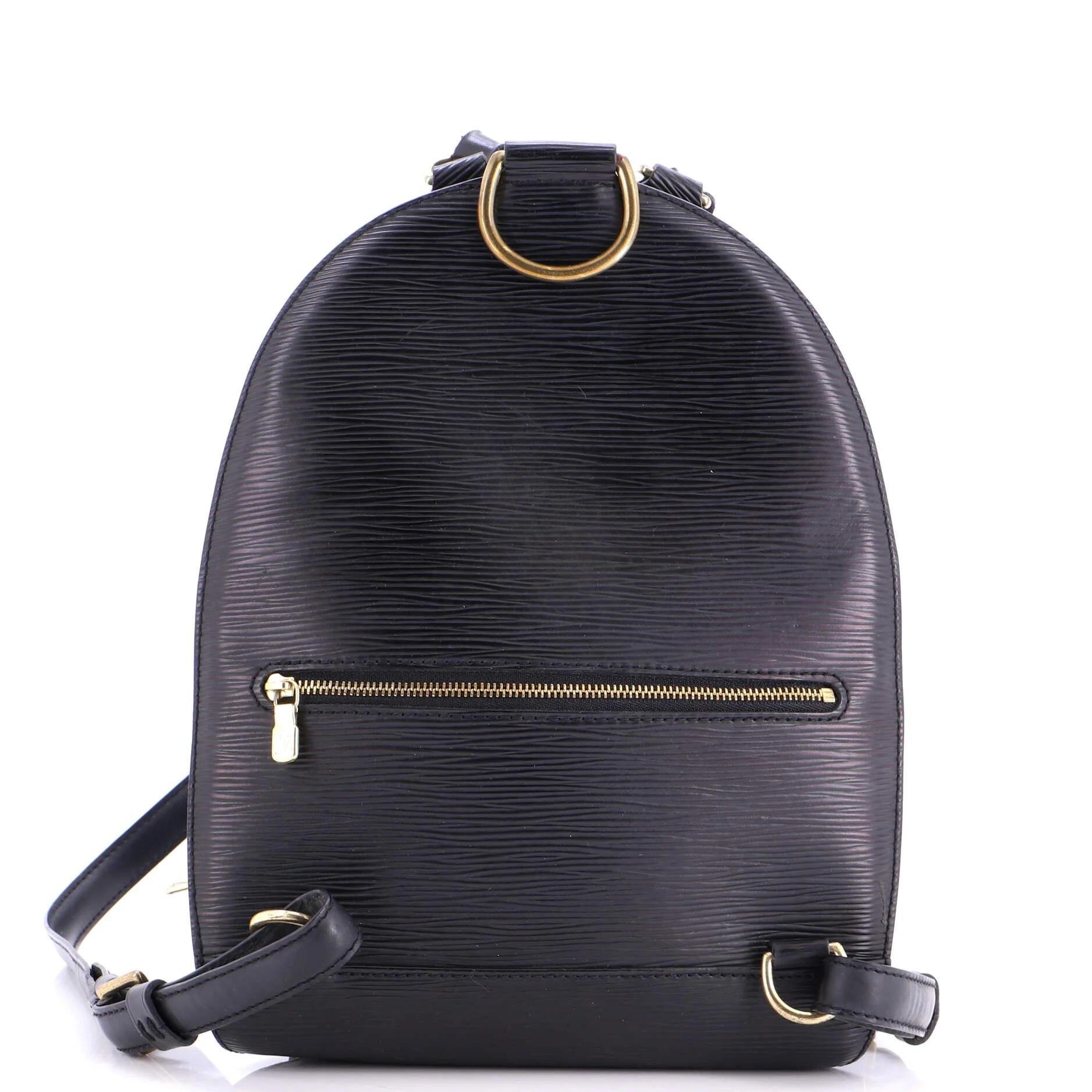 Leather backpack