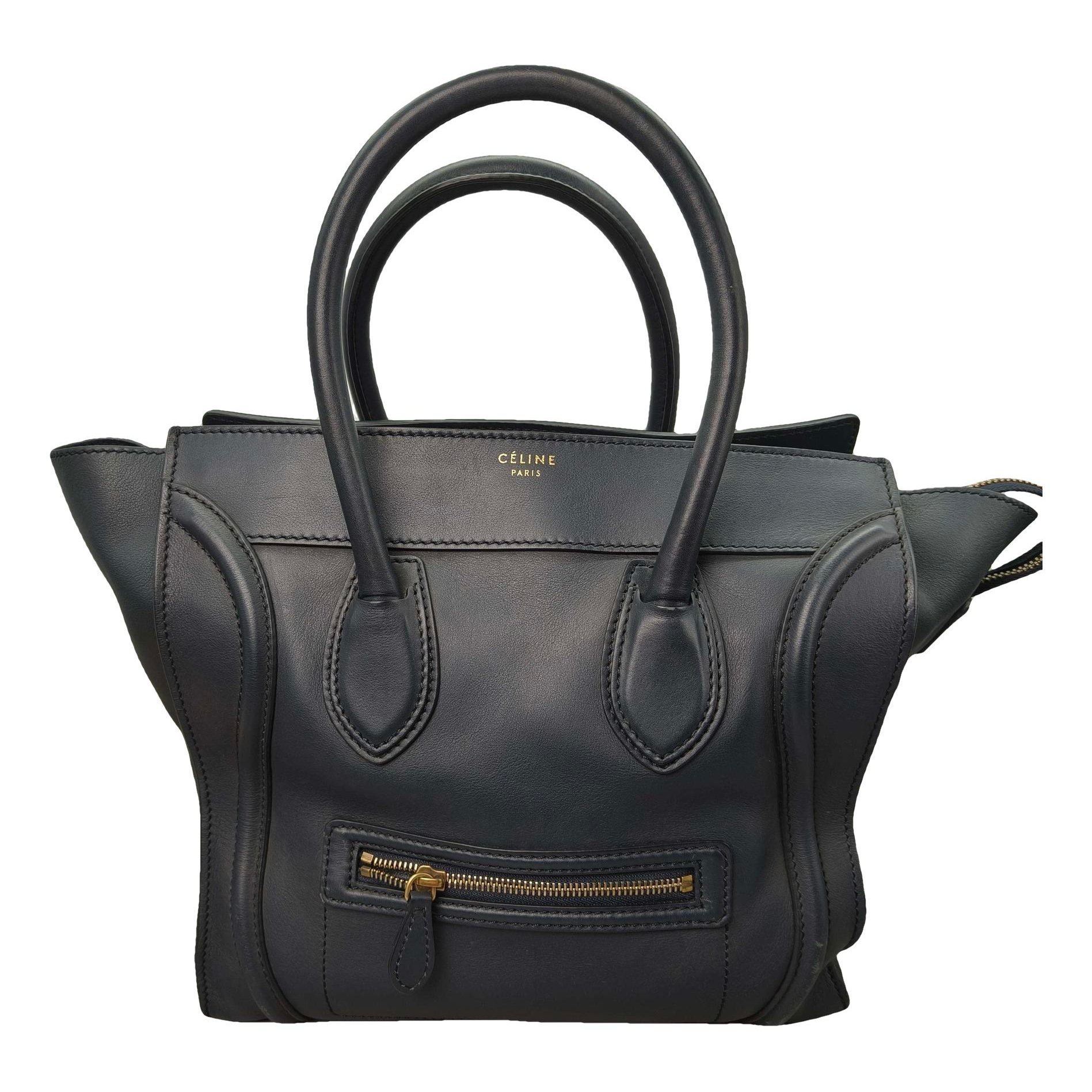 Luggage leather handbag