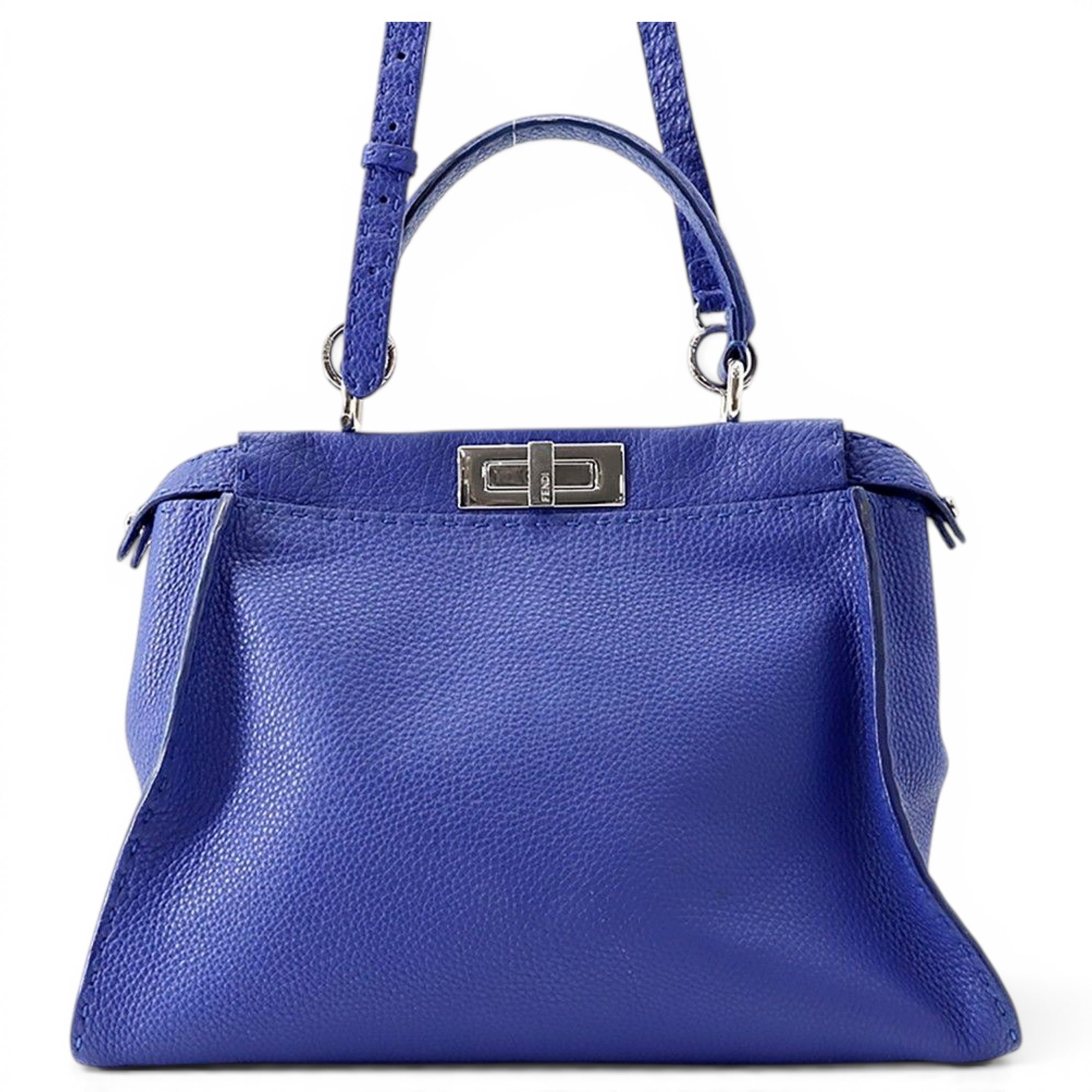 Peekaboo leather handbag
