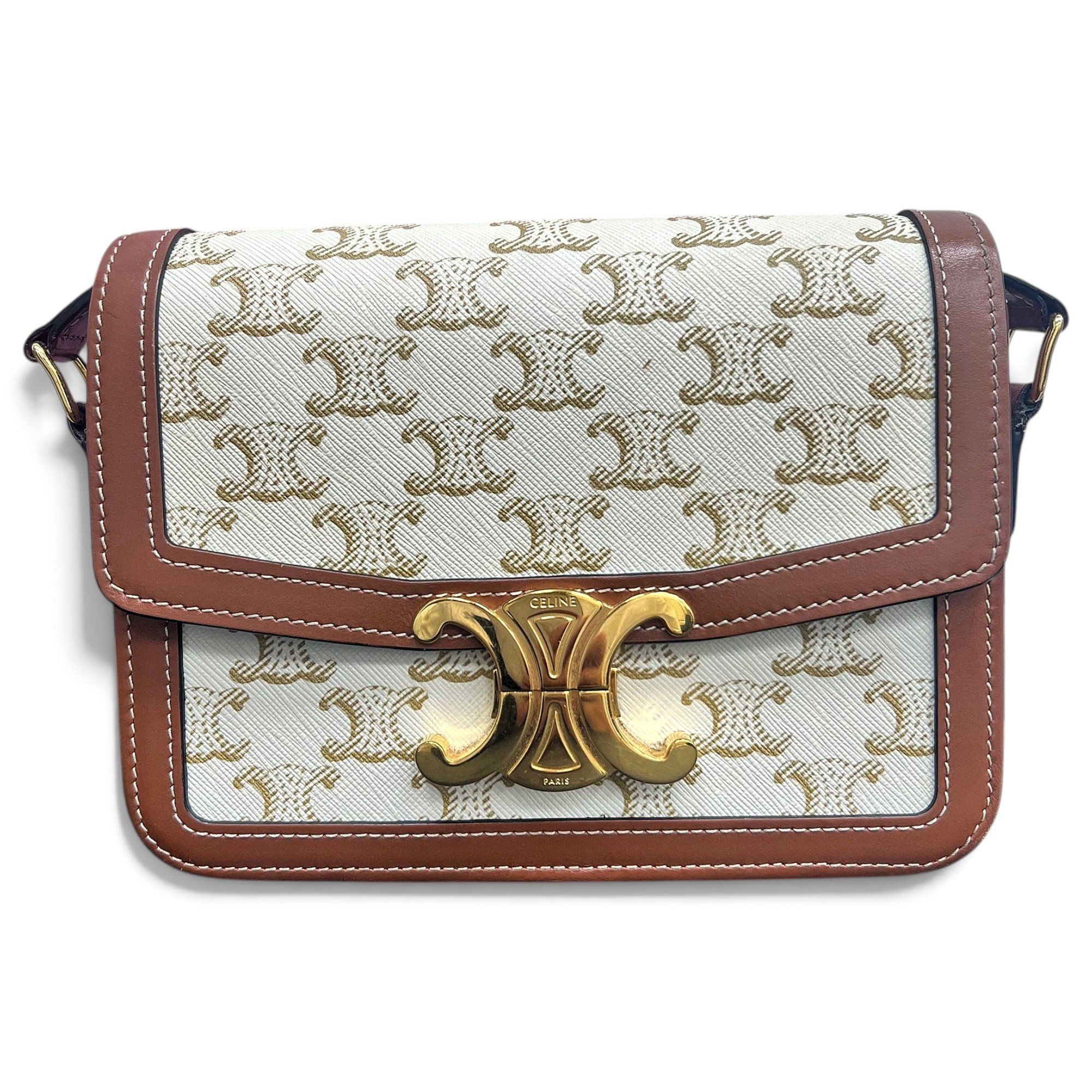 Triomphe cloth handbag