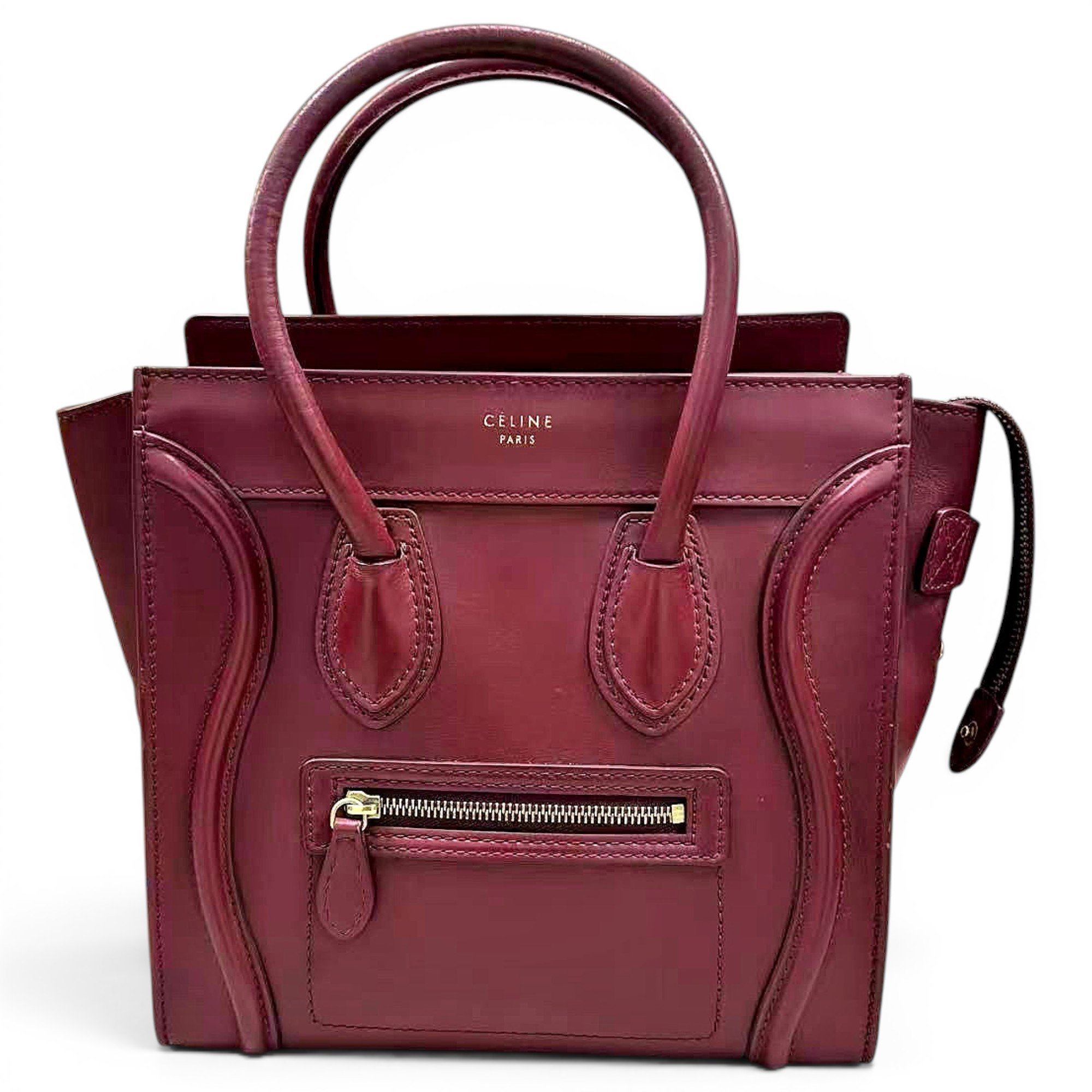 Luggage leather handbag