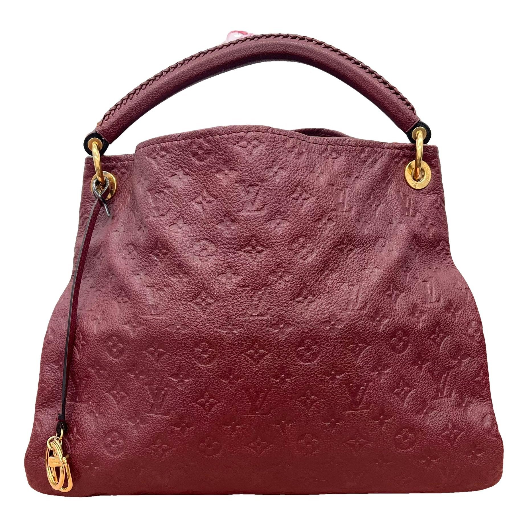 Artsy leather handbag