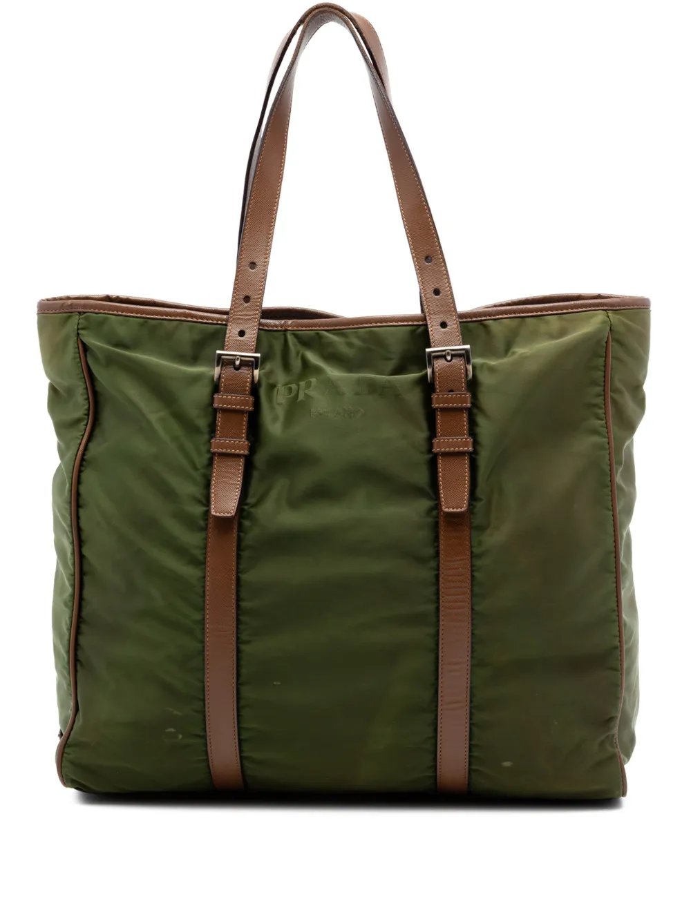 2013-2026 Leather Trimmed Tessuto tote bag