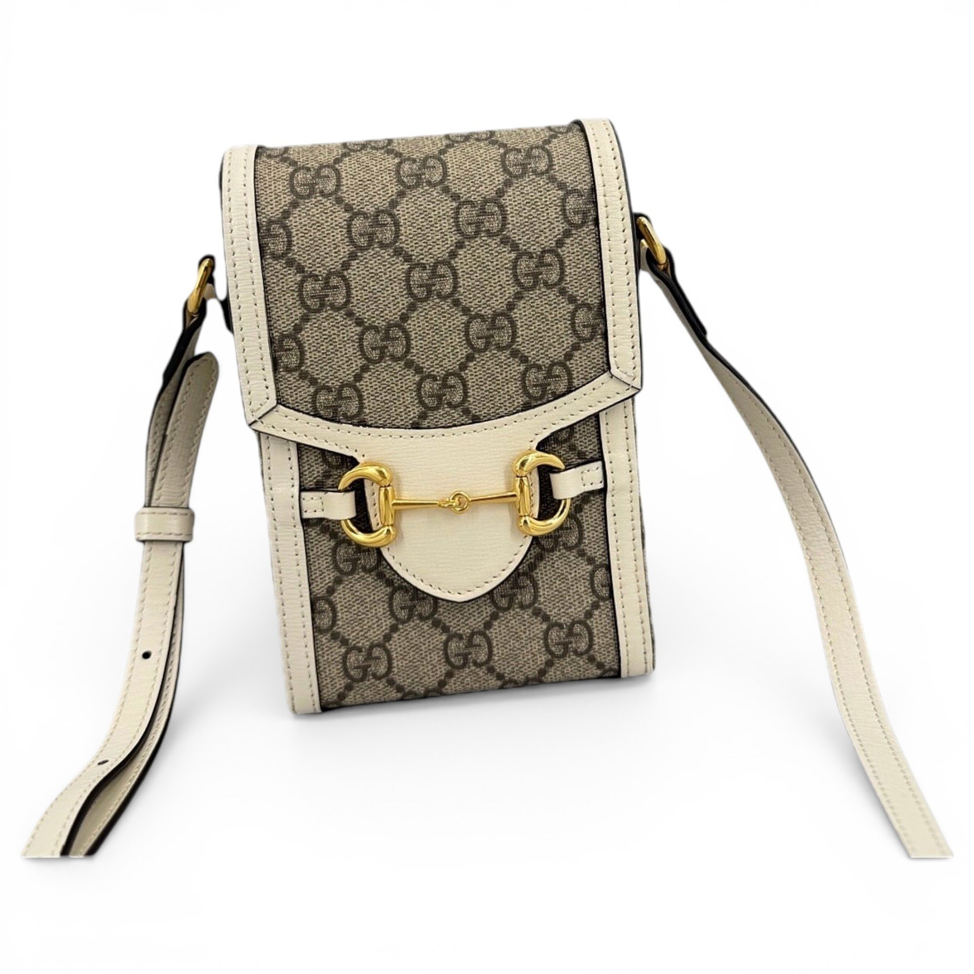 Horsebit 1955 Vertical cloth handbag