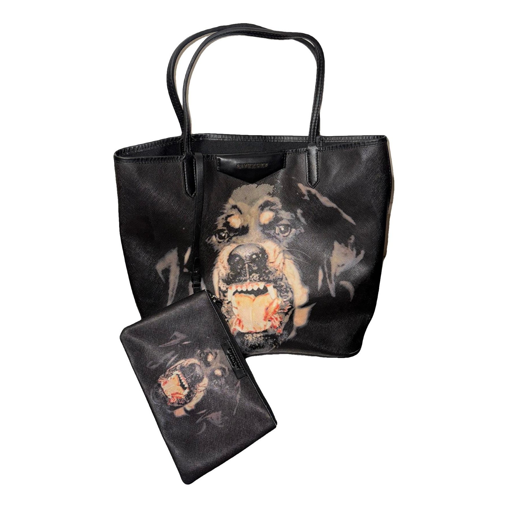 Leather tote