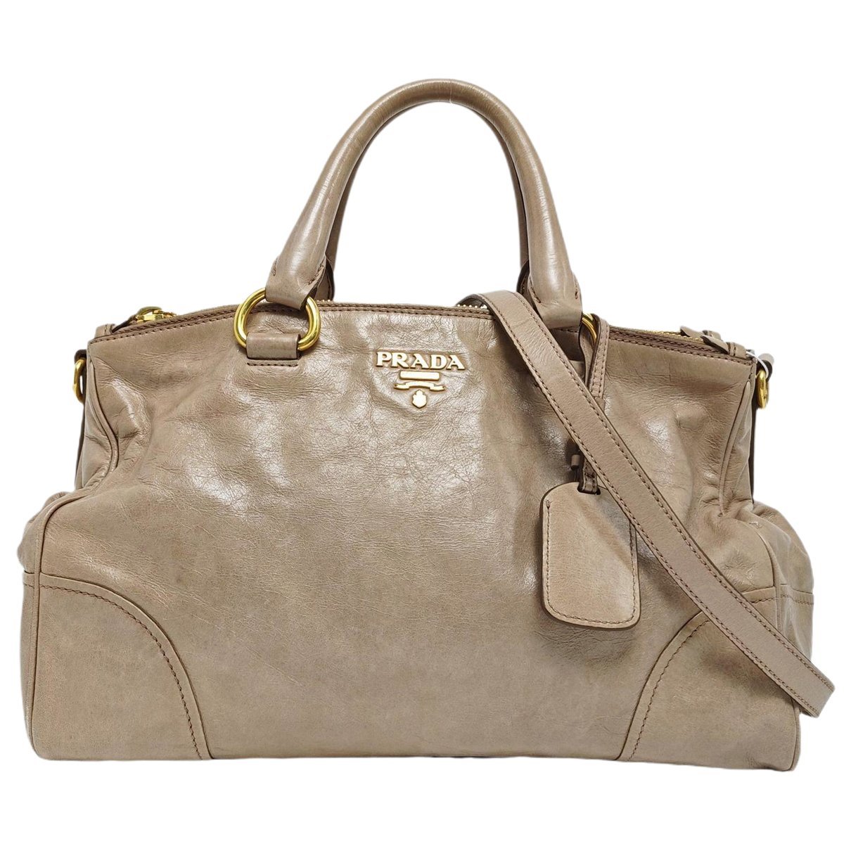 Leather handbag
