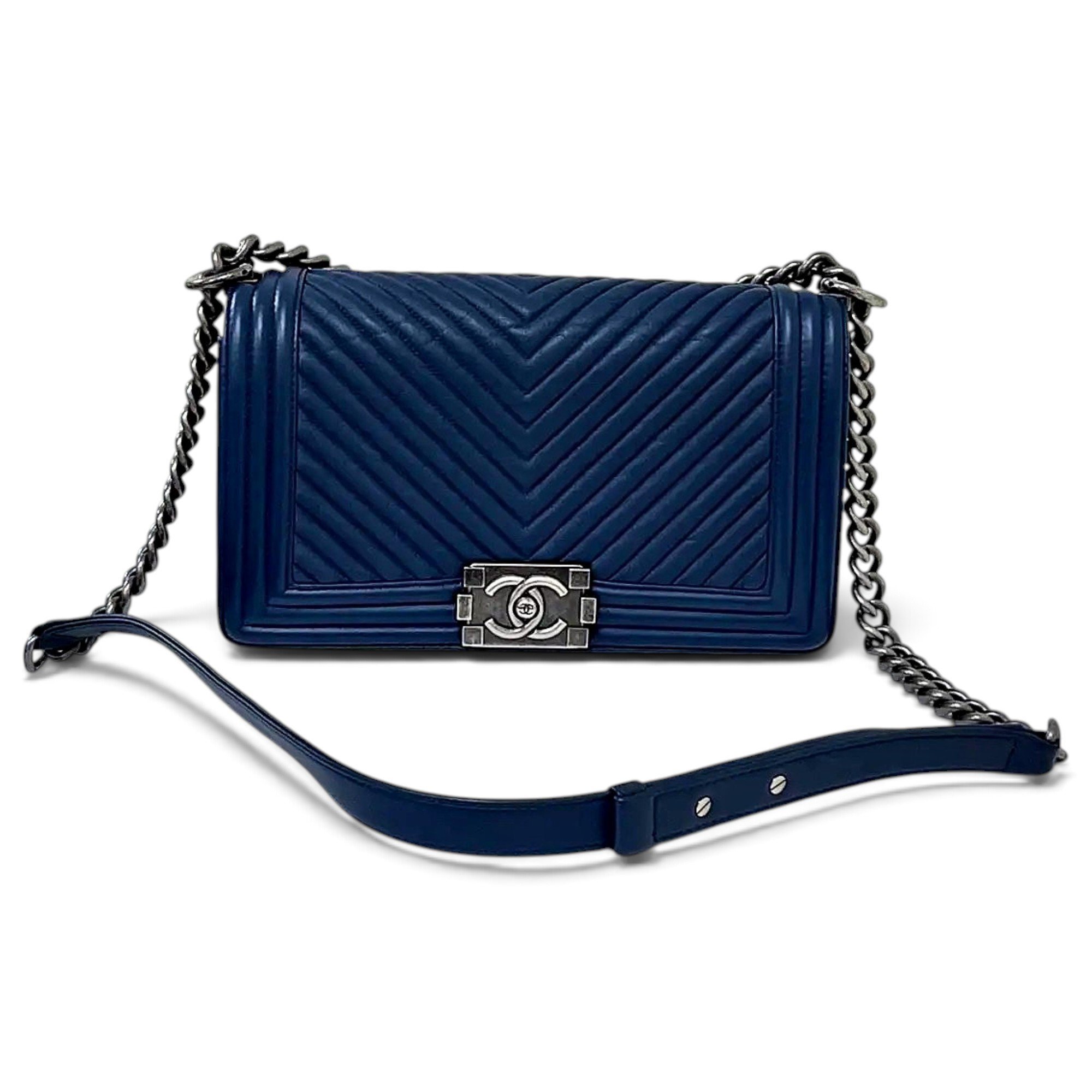 Boy leather crossbody bag