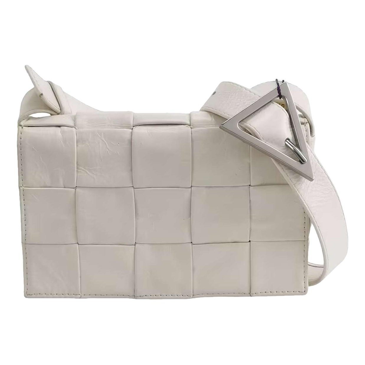 Cassette leather handbag