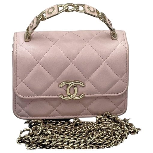 Trendy CC Vanity leather handbag