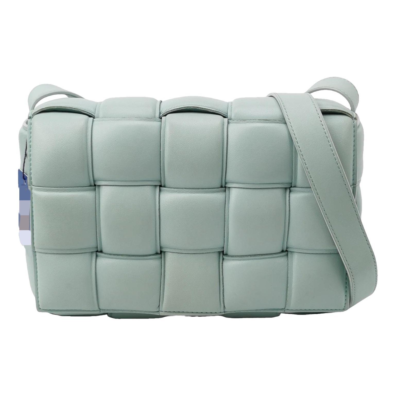 Cassette leather handbag