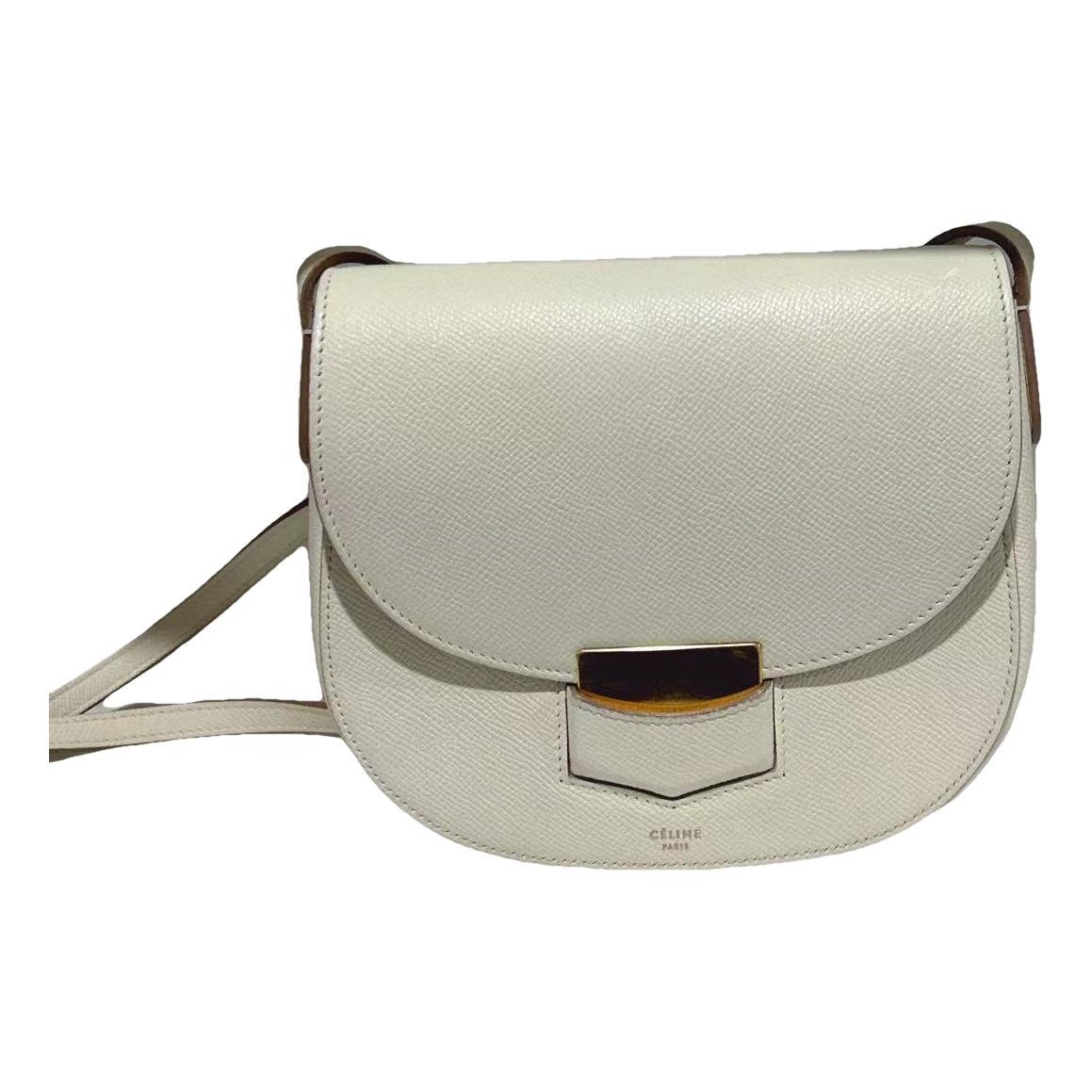 Trotteur leather crossbody bag