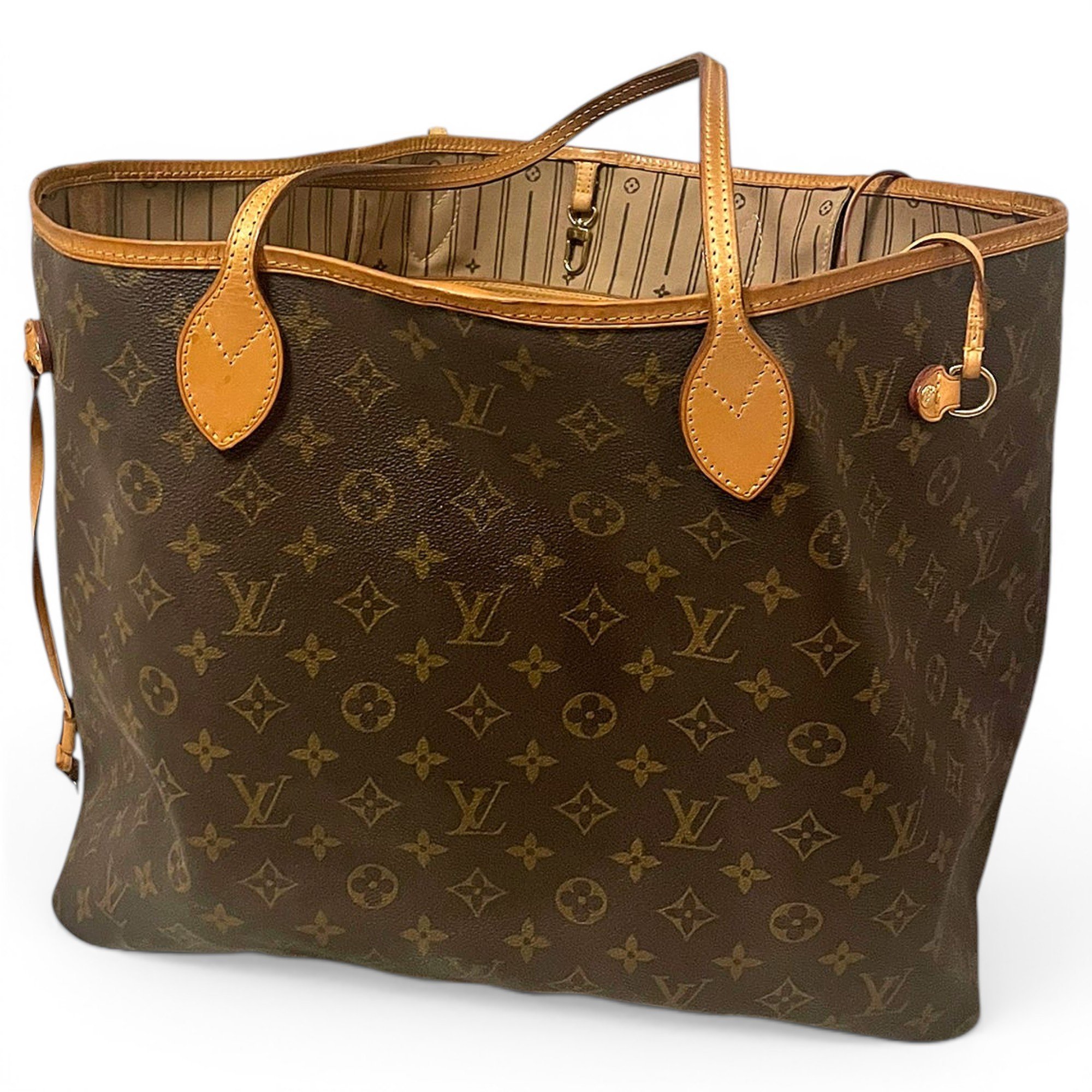 Neverfull leather tote