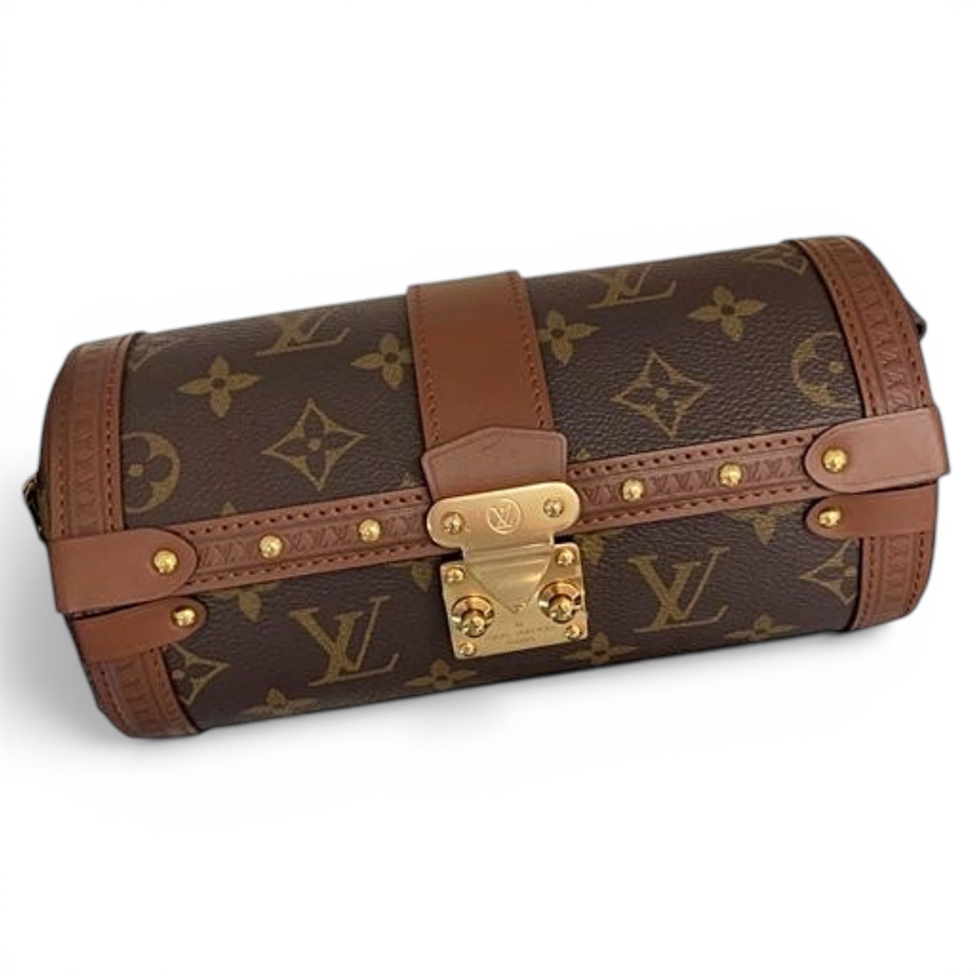 Papillon Trunk leather crossbody bag