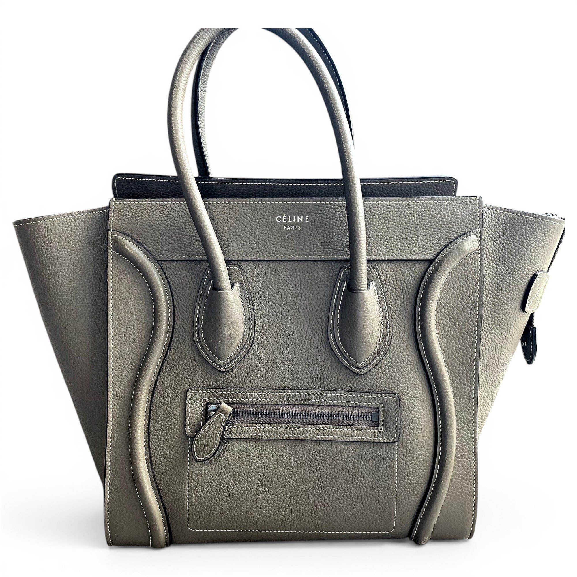 Luggage leather handbag