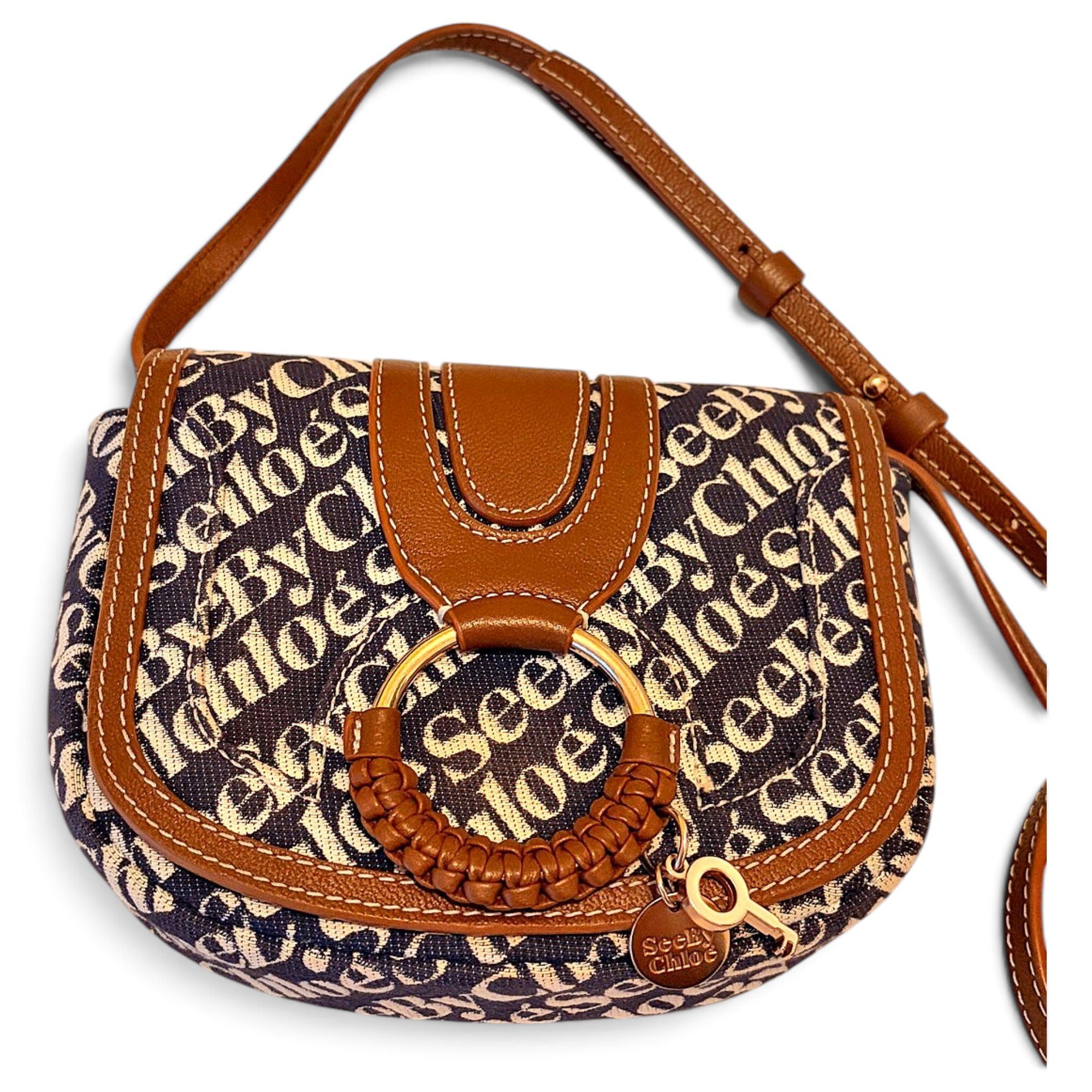 Vegan leather crossbody bag