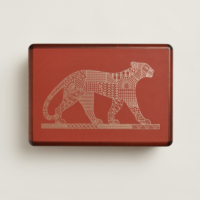 Cuivre Casaque Panthera Deco Watch Box