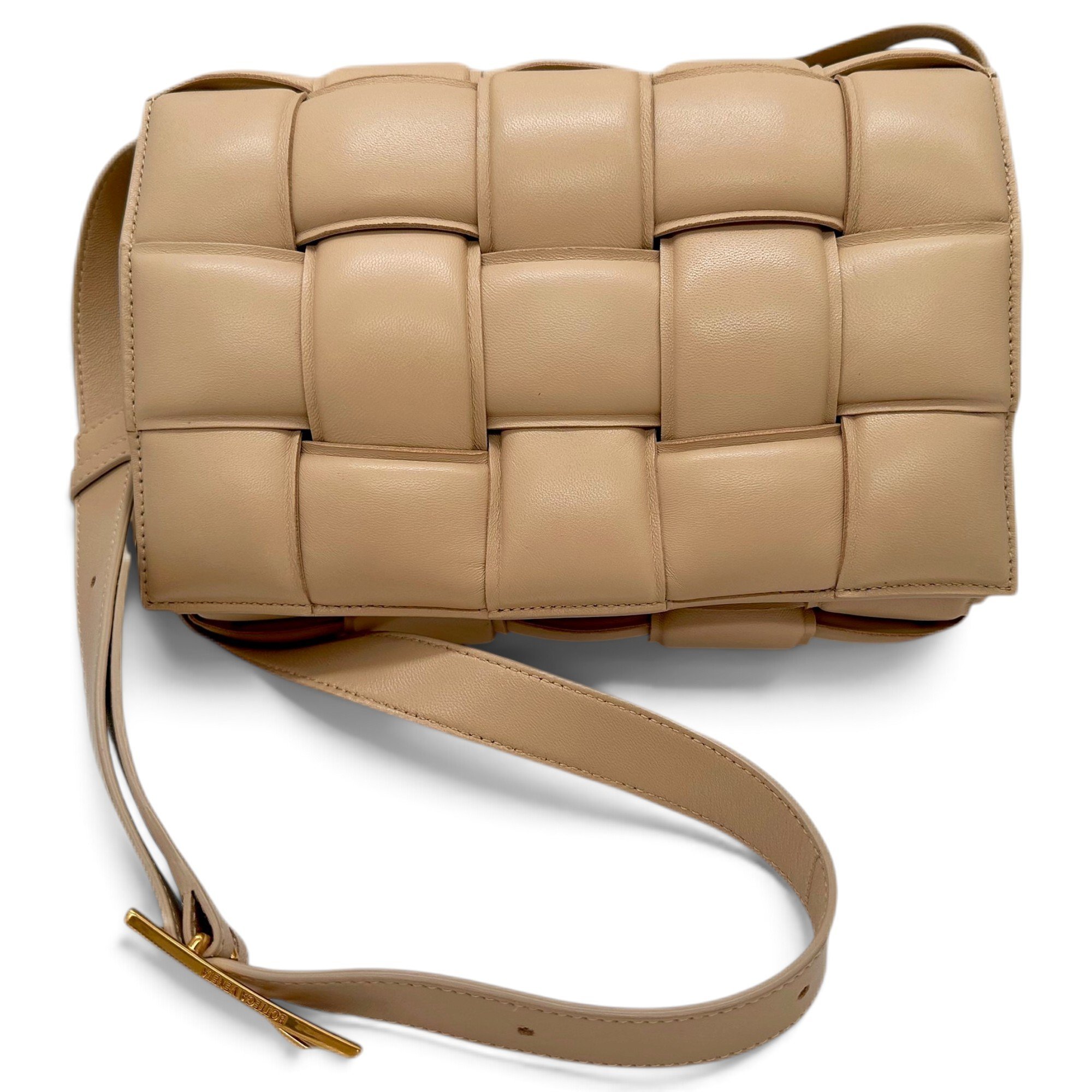 Cassette Padded leather handbag