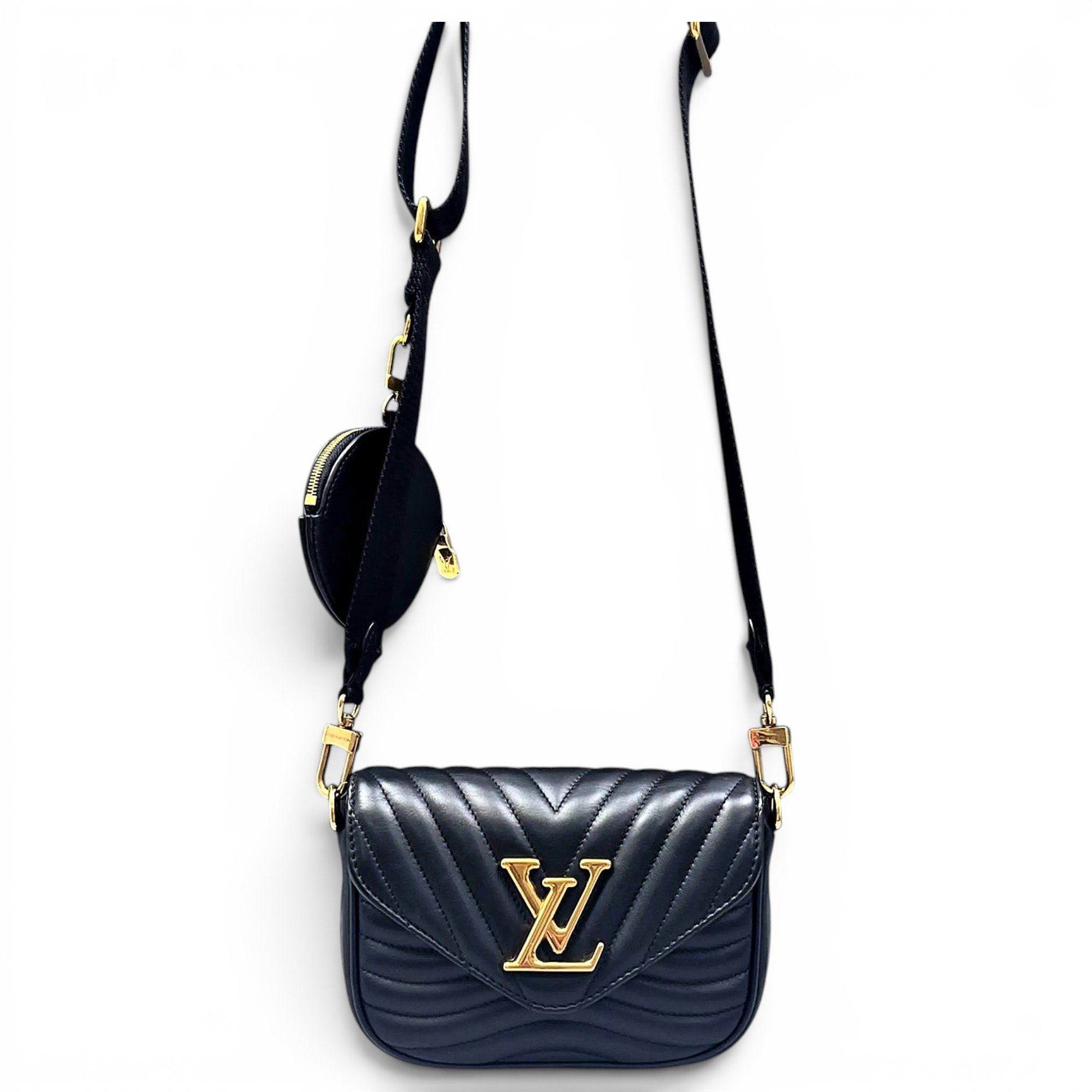 Multi-Pochette New Wave leather crossbody bag