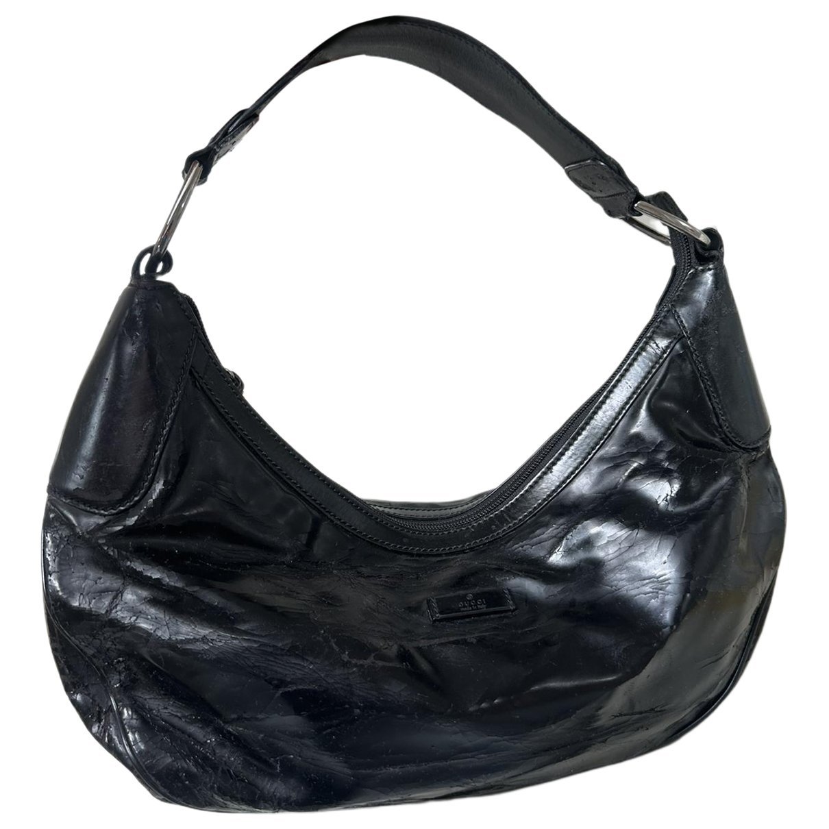 Patent leather handbag