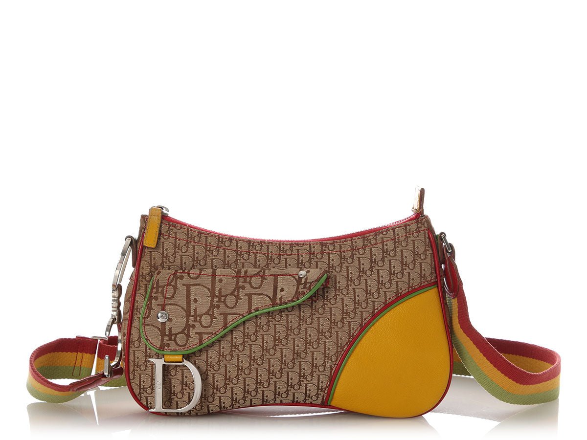 Dior Dior Rasta Double Saddle Bag