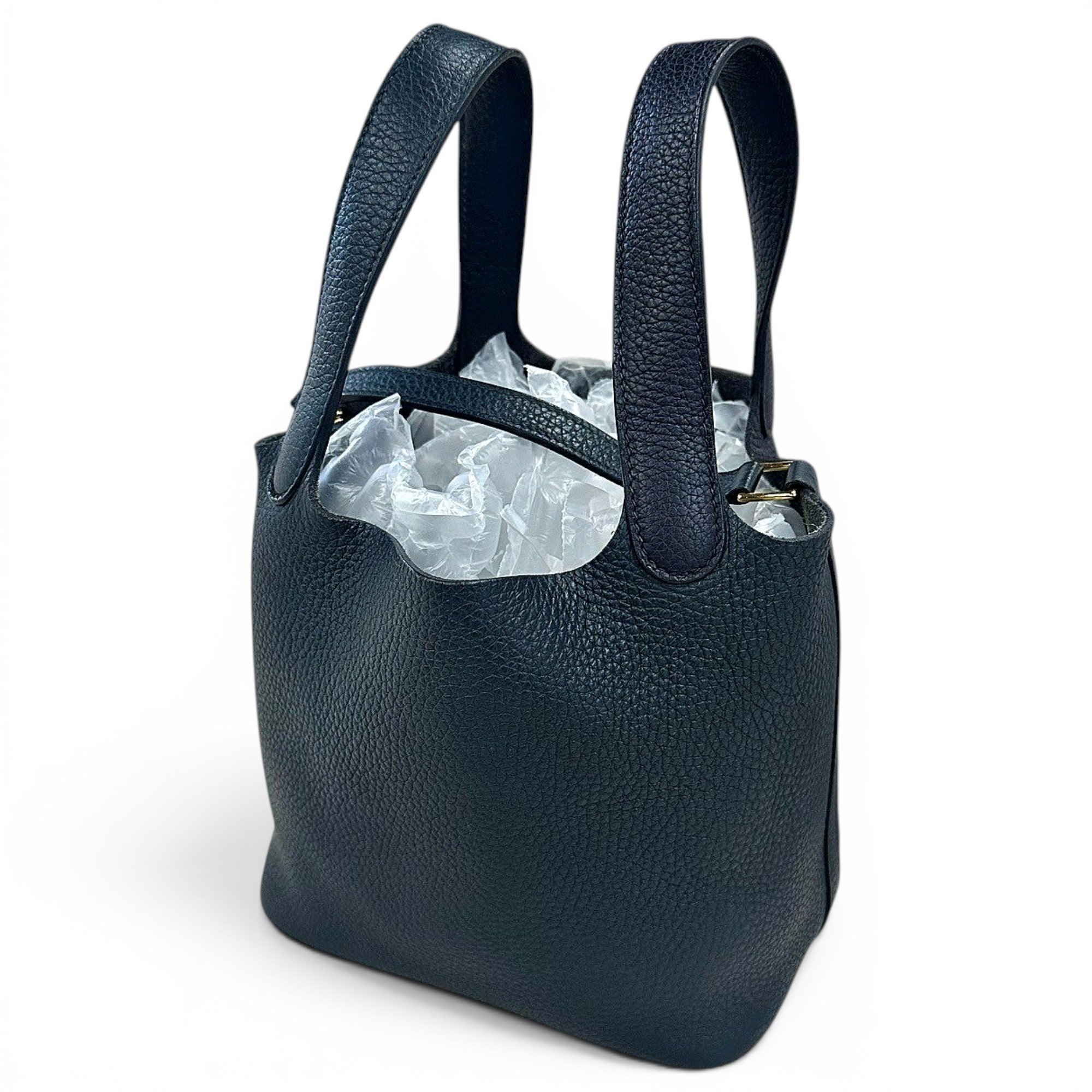Picotin leather handbag